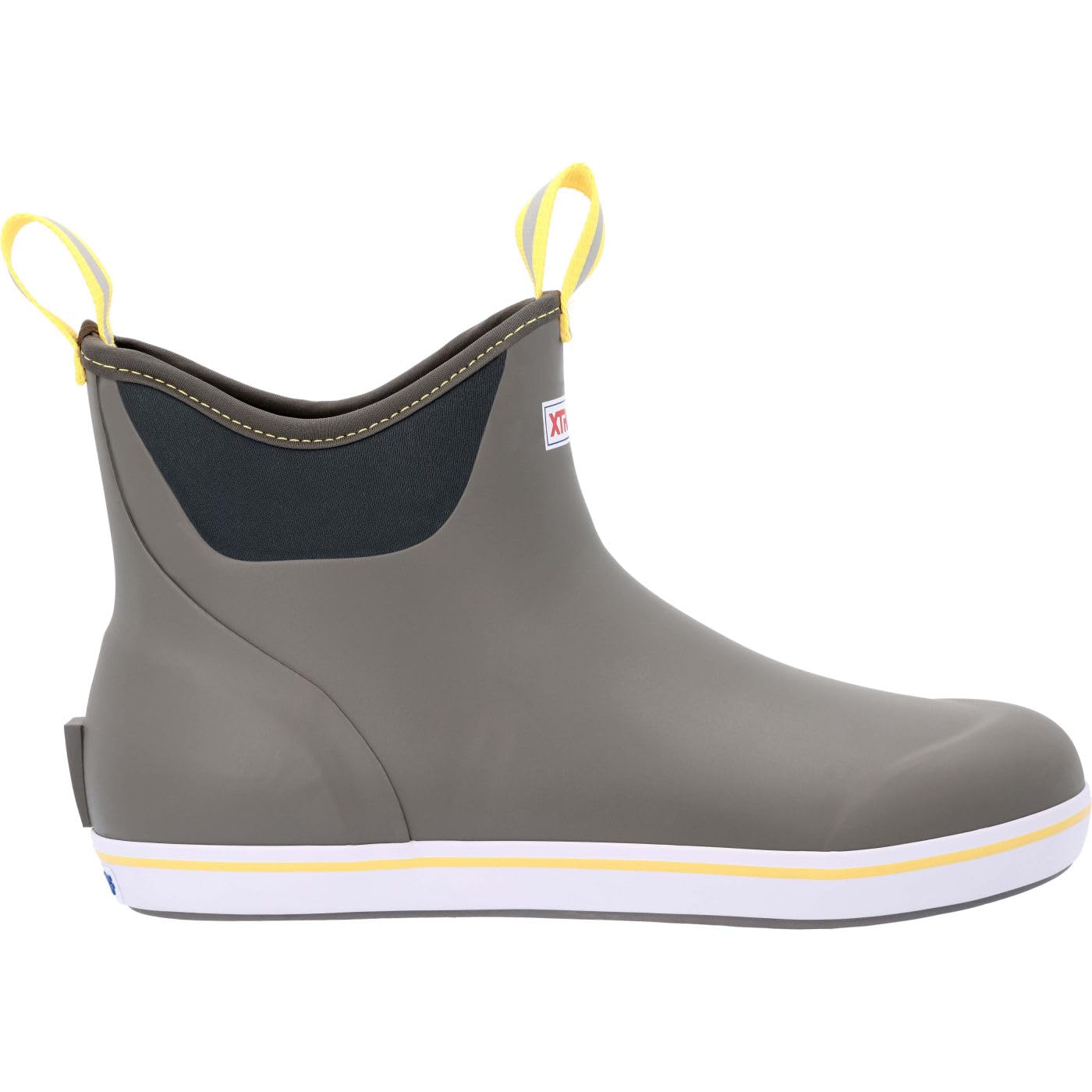 Xtratuf Men's 6 Inch Ankle Deck Boots - Waterproof Rubber Work Boots for Fishing, Boating & Outdoor Activities