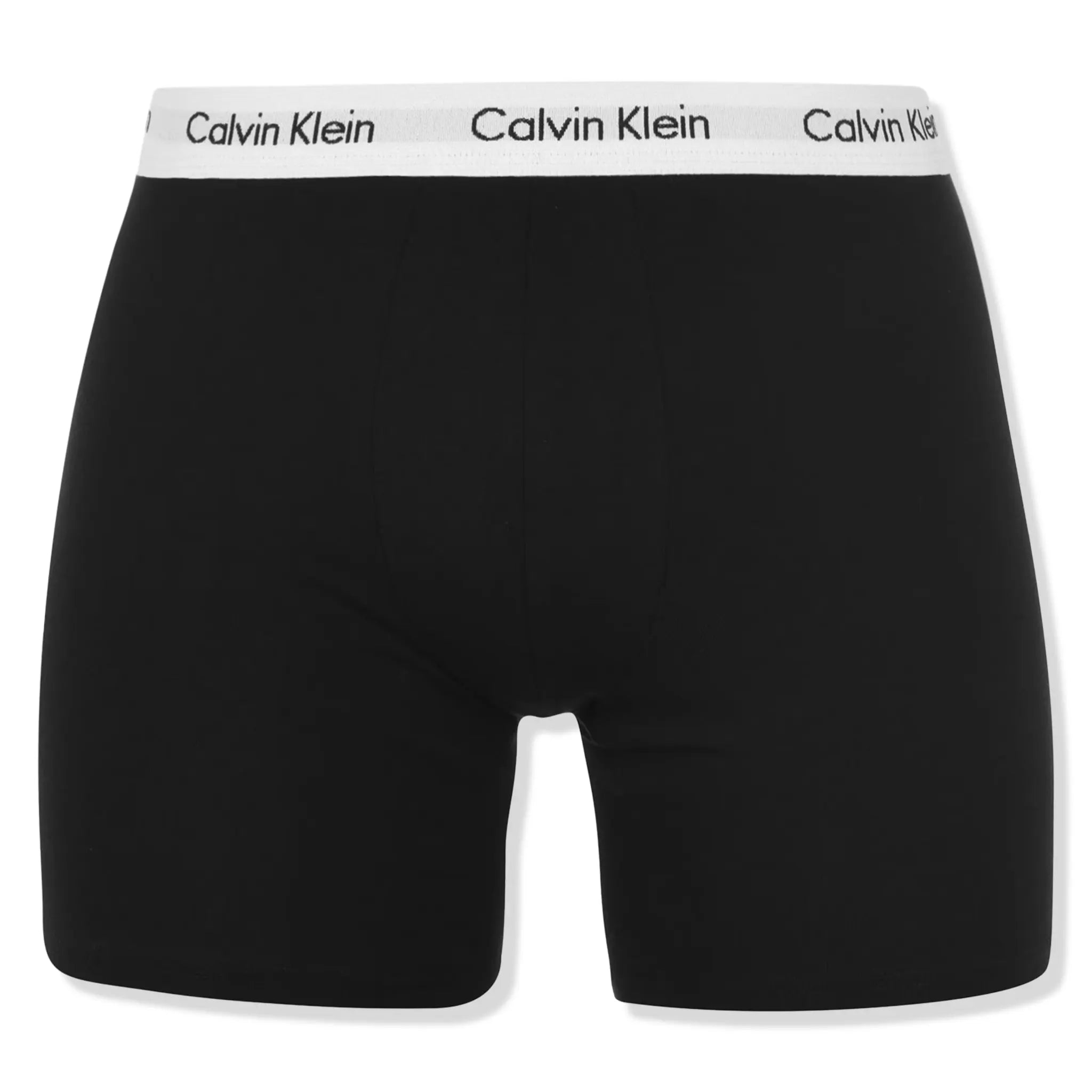 Calvin Klein Men's 3-Pack Black Boxer Briefs - Soft Cotton Underwear for Everyday Comfort & Support | Gym, Work, Sleep