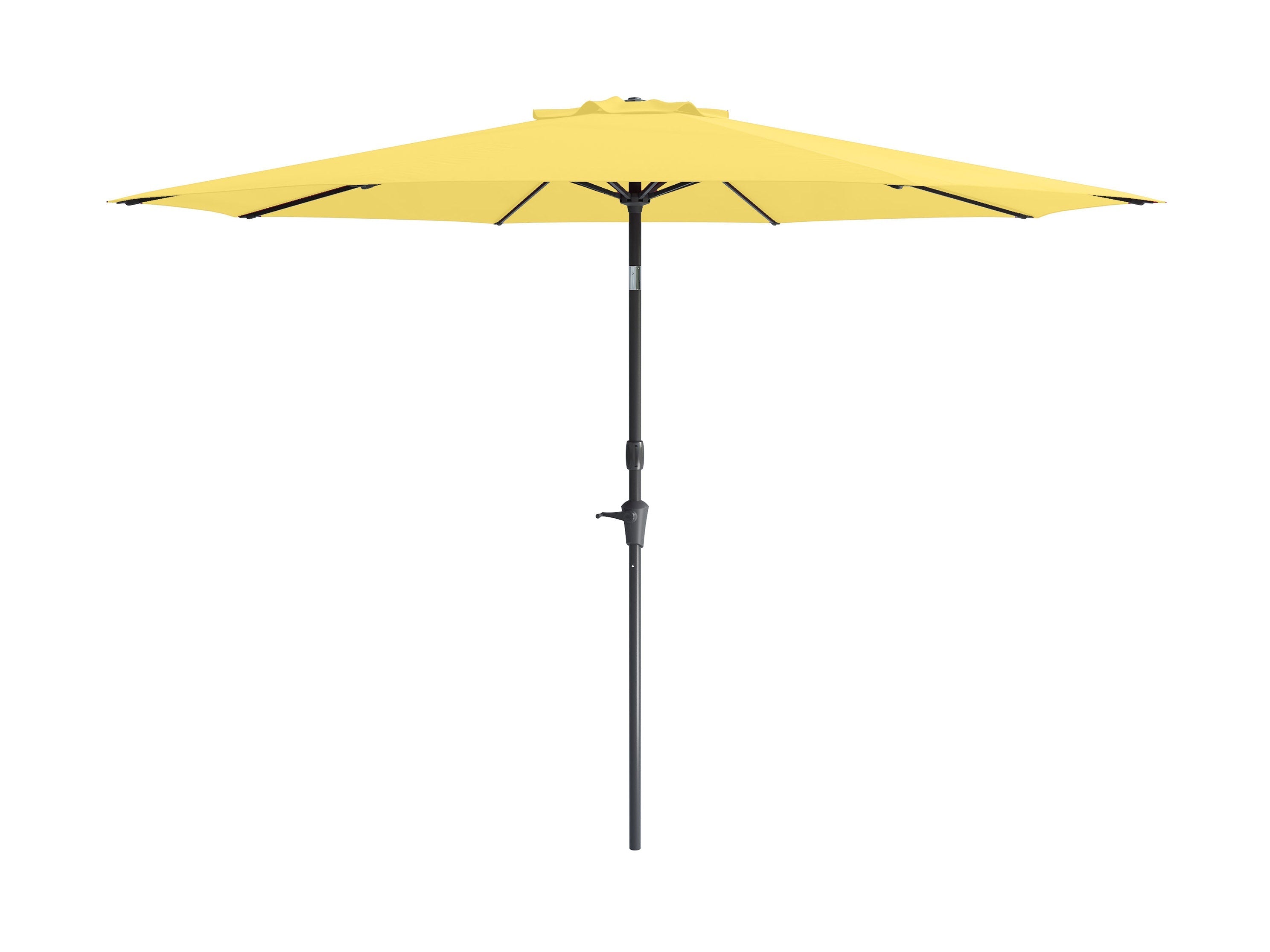 10ft Wind Resistant Yellow Outdoor Patio Umbrella - Perfect for Poolside, Backyard, and Beach Relaxation