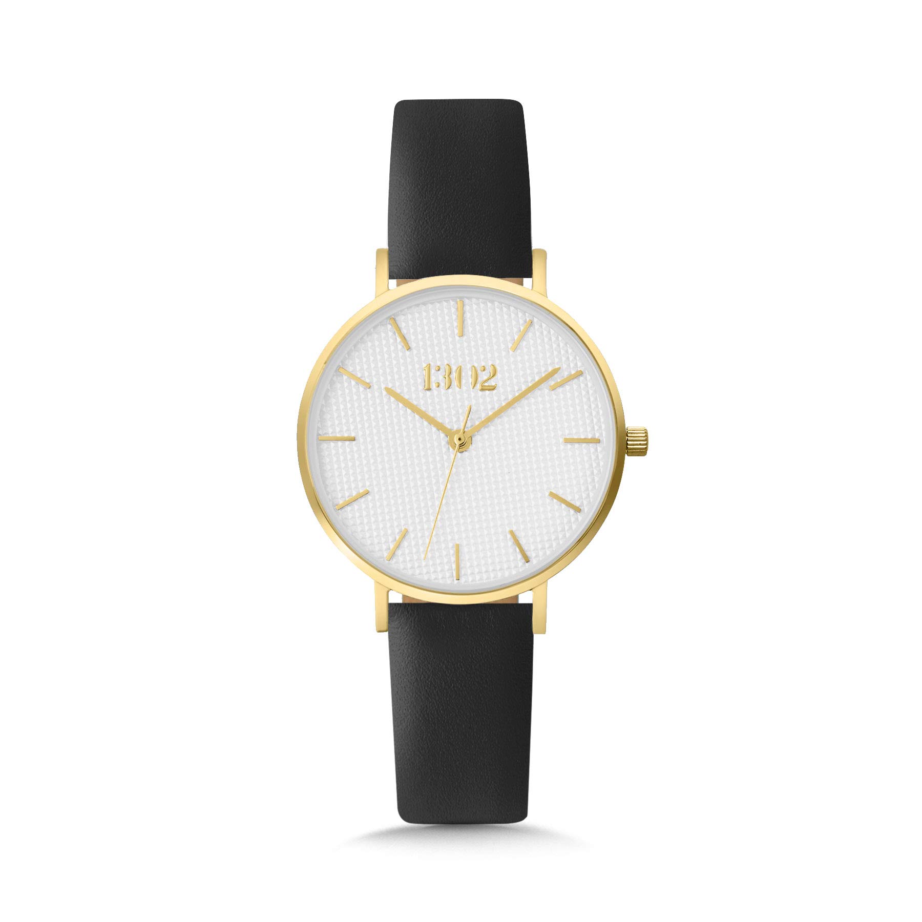 Elegant Women's Gold Watch with Pearl Accents & Interchangeable Pastel Strap - 32mm Gold Face Wristwatch for Women - Perfect for Office, Party & Everyday Wear - Model 1302