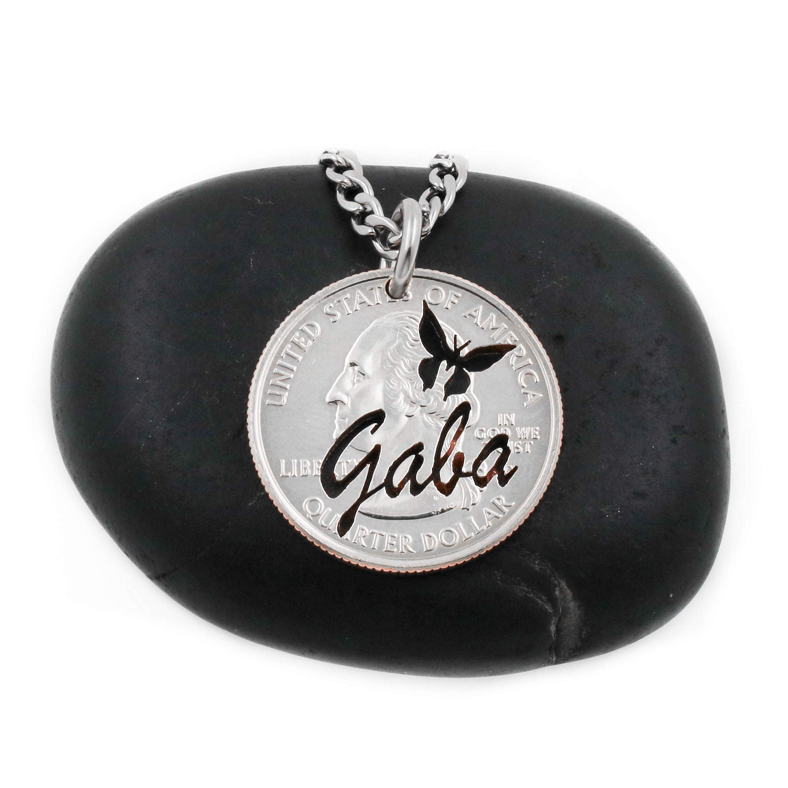 Personalized Butterfly Coin Necklace with Custom Name & Charm - Unique NameCoins Jewelry for Women, Gifts for Her, Birthday, Anniversary & Special Occasions