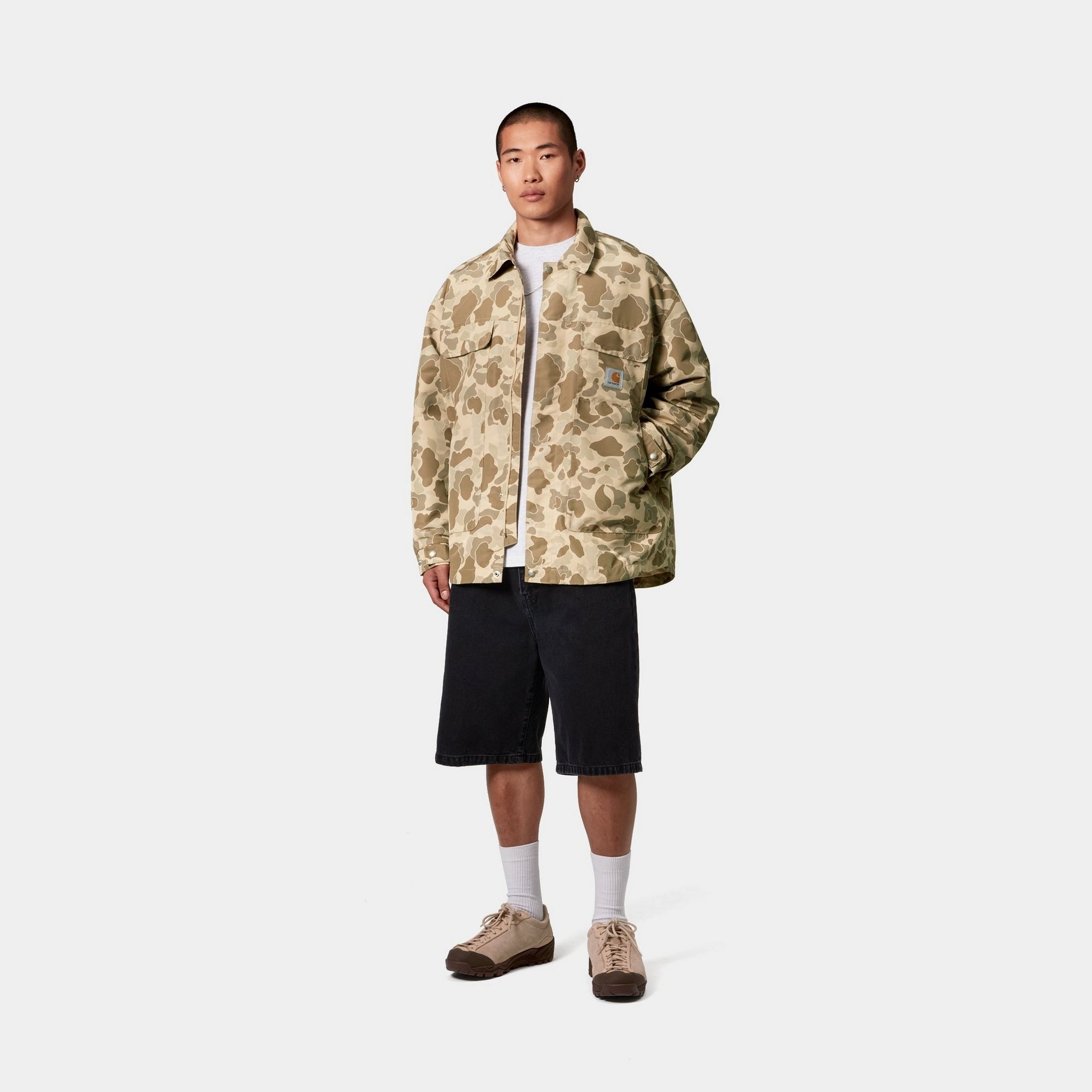 Liam Jacket - Desert Duck Camo Hunting Jacket for Men | Waterproof & Windproof Outdoor Gear for Camping, Hiking & Hunting