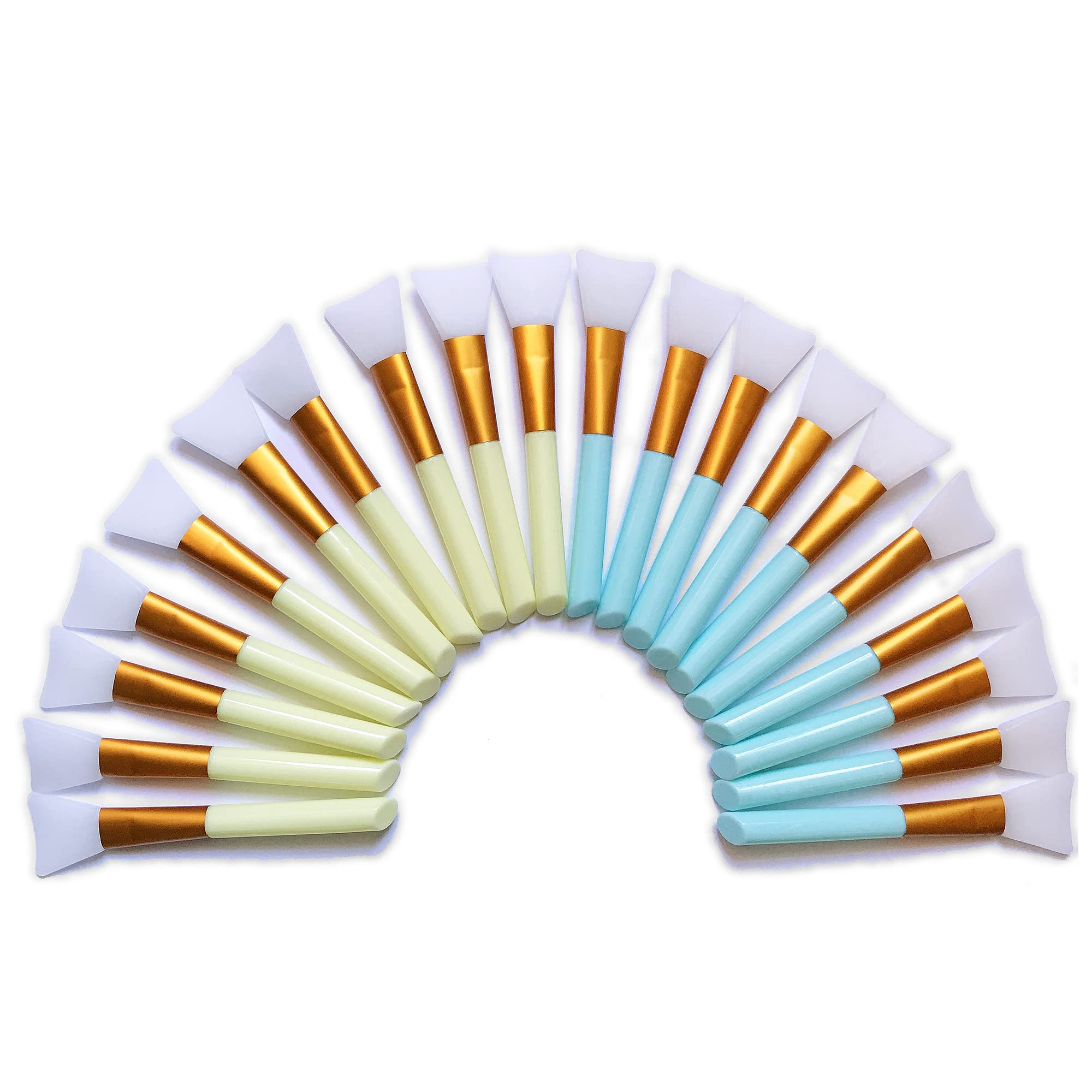 20 Pcs Silicone Makeup Brushes - Soft, Durable & Easy Clean Makeup Applicators for Foundation, Eyeshadow & Blending - Perfect for Professional Artists, Beginners & DIY Beauty Enthusiasts