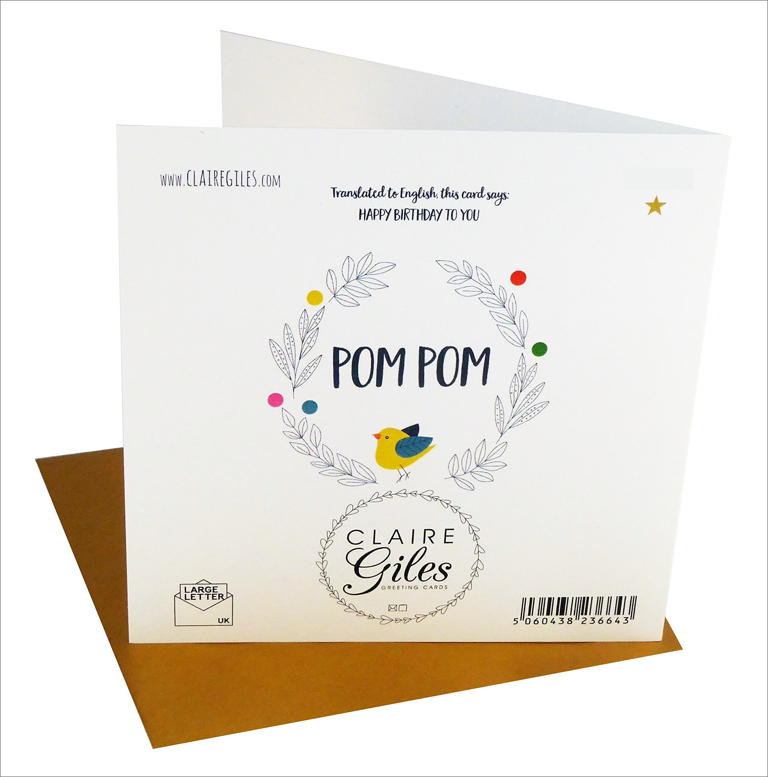 Happy Birthday Dotty Present Greeting Card - Perfect for Birthdays, Anniversaries & Special Occasions
