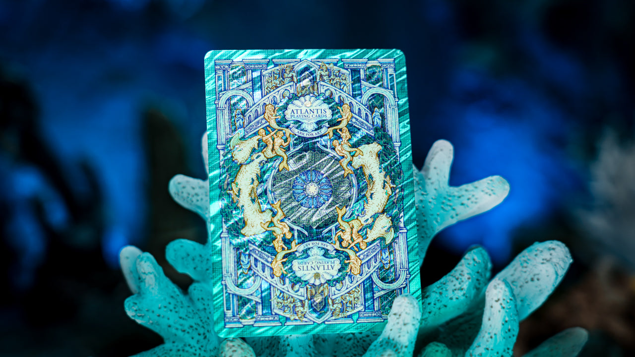 Atlantis Artist Boxset Playing Cards - Premium Collectible Deck for Card Games, Magic Tricks & Poker | Perfect for Gifts, Game Nights & Cardistry