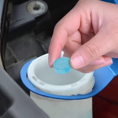Premium Radiant Concentrated Automotive Glass Wiper Cleaning Tablets - 30 Pack | Fast-Acting Car Windshield Washer Solid Tablets for Crystal Clear Visibility | Perfect for Road Trips, Winter Driving & Daily Commutes