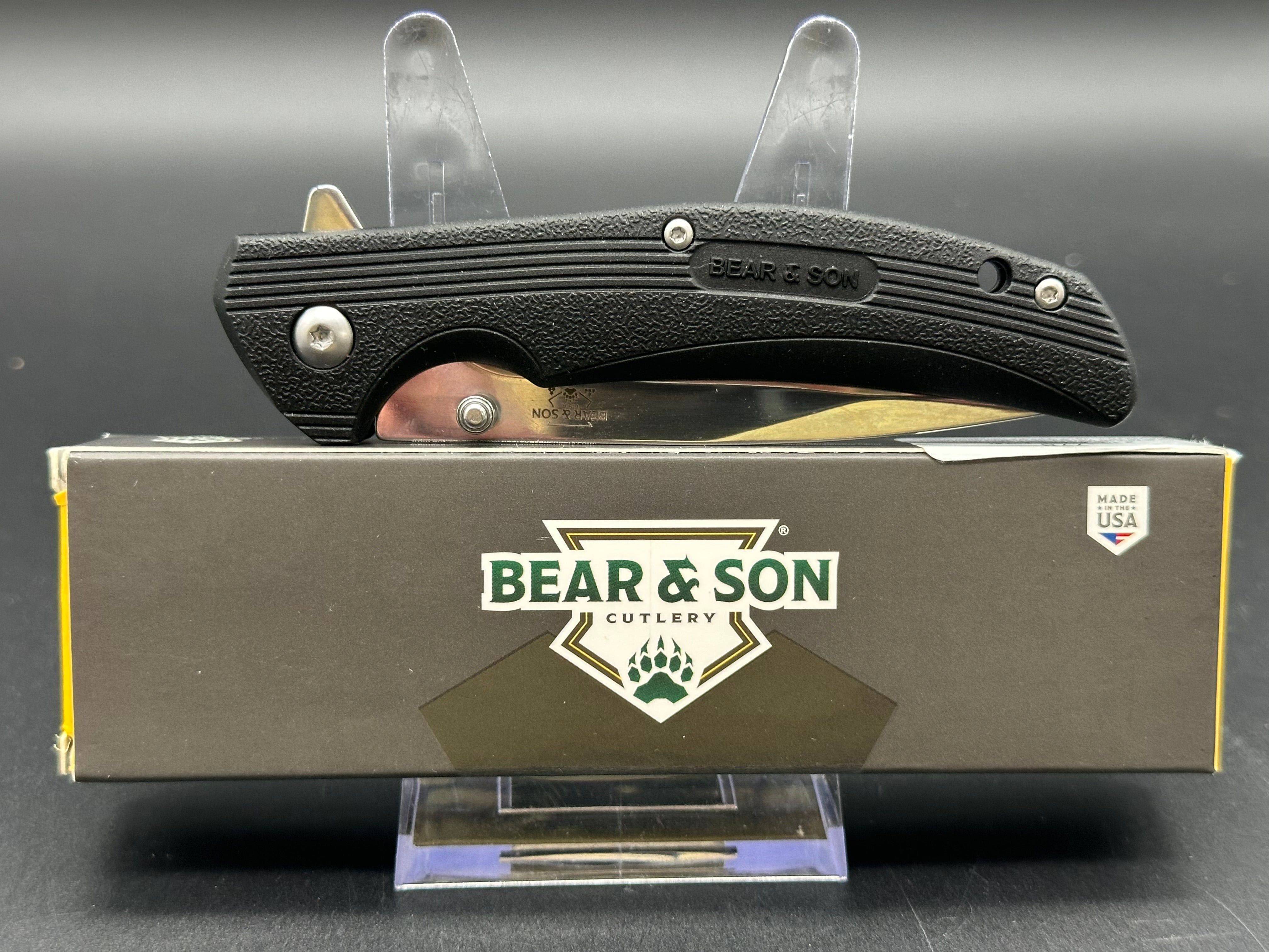 Bear & Son Sideliner Liner Lock Folding Knife - 3.25