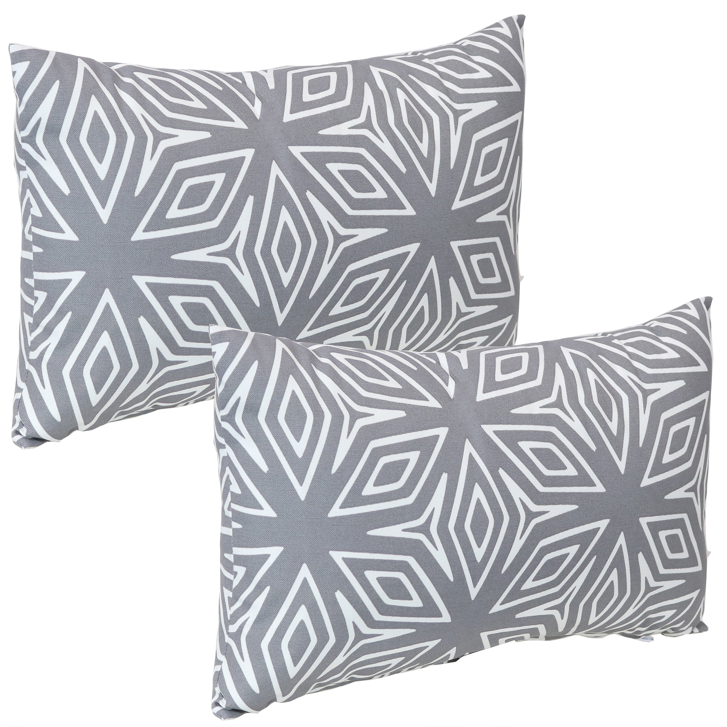 Stylish Sunnydaze Indoor & Outdoor Decorative Throw Pillow Covers - Perfect for Patio, Living Room & Bedroom Decor