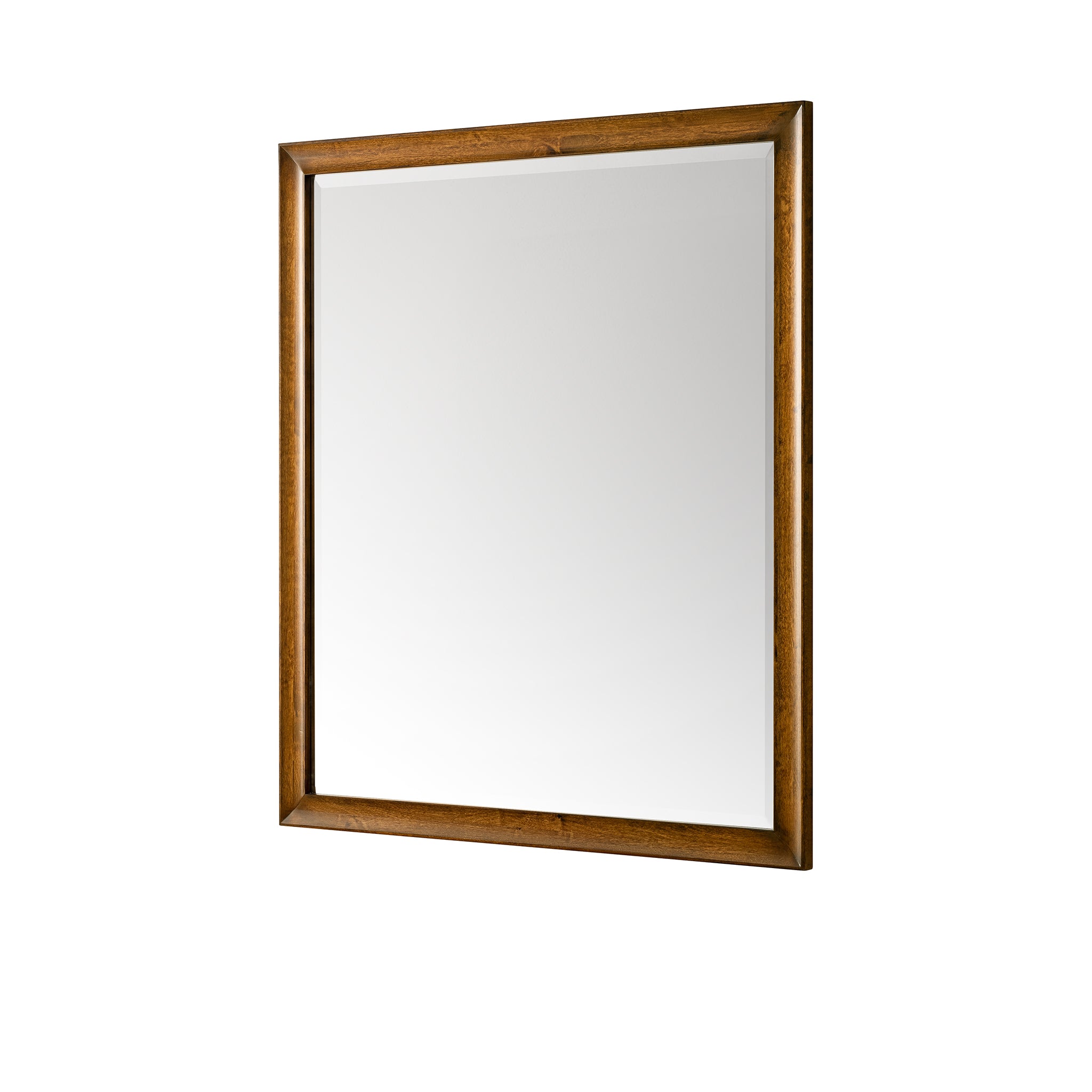 Glenbrooke 36-Inch Country Oak Wall Mirror - Rustic Farmhouse Bathroom & Entryway Decor - Perfect for Hallways, Bedrooms, and Living Rooms