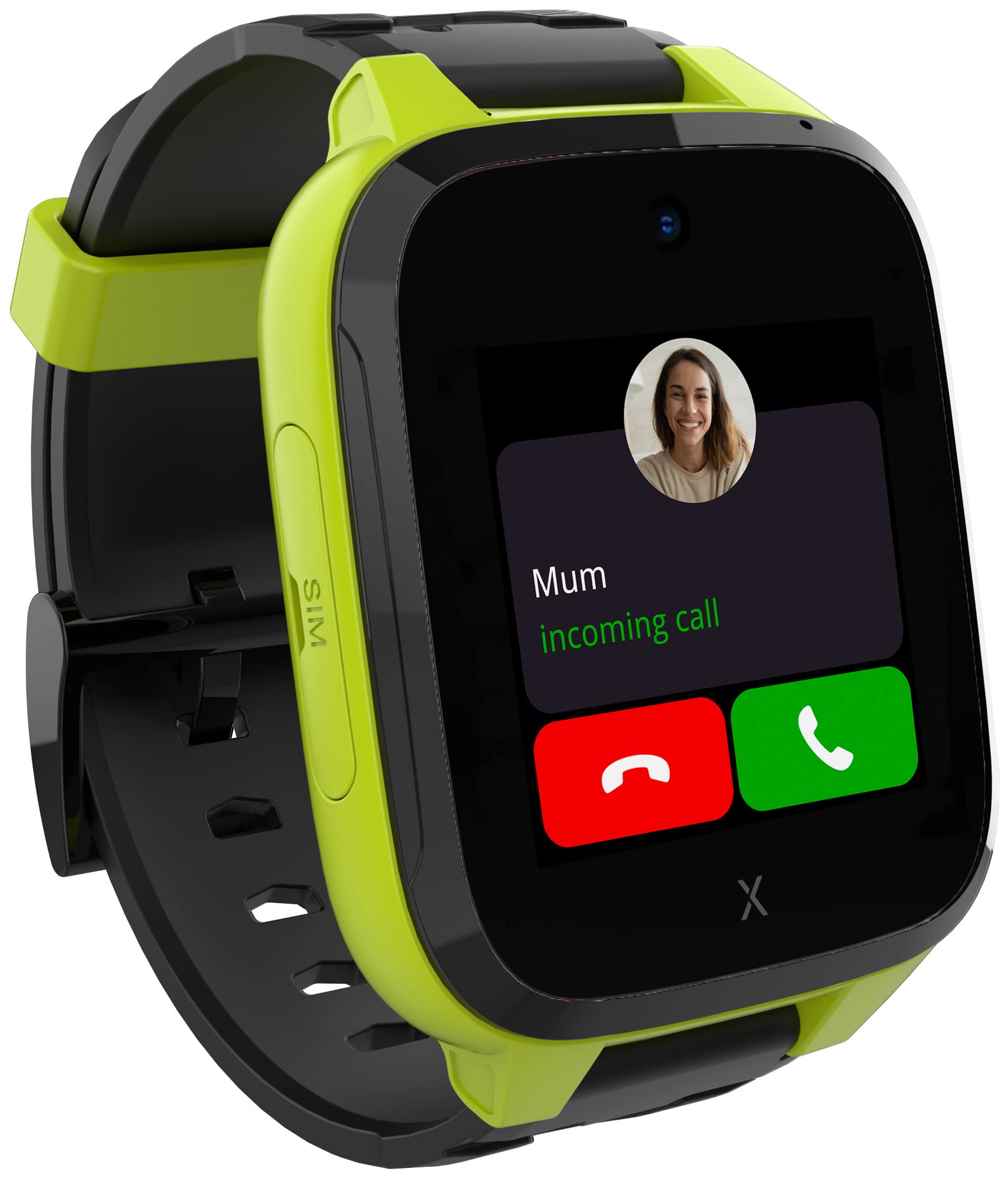 XPLORA XGO 3 Kids Smartwatch - 4G GPS Tracker Watch Phone with Calling, Messaging, School Mode, SOS Alert & Pedometer - Waterproof Children's Safety Watch for School, Outdoor Activities & Emergency (Green)