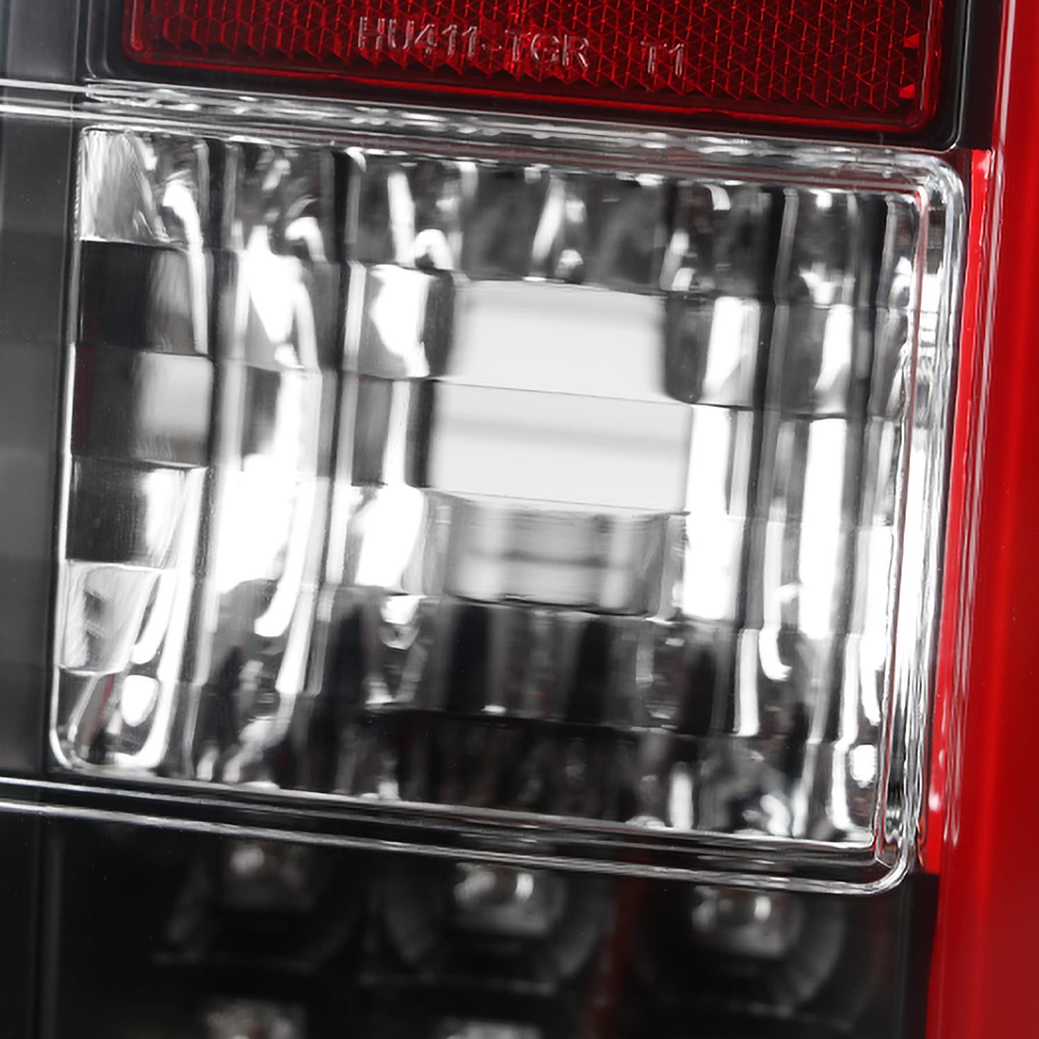 Spec-D Tuning Black Full LED Strip Tail Lights with Red Sequential LED Bar - Compatible with 2014-2021 Toyota Tundra - Left & Right Pair Assembly - Upgrade Your Truck's Style & Visibility for Night Driving & Custom Look