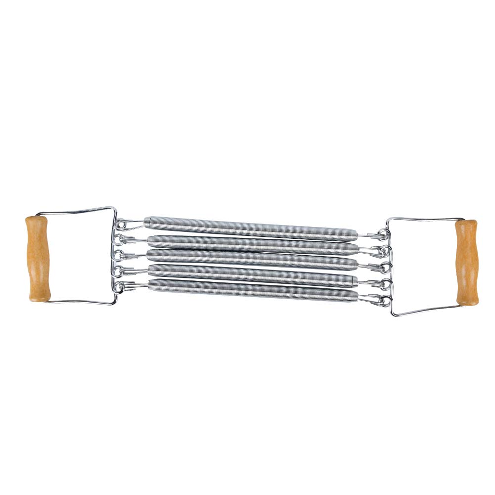 Premium Wooden Handle Chest Expander - Adjustable Spring Resistance for Home Gym, Strength Training & Muscle Building | Perfect for Men's Upper Body Workout, Back Exercises & Fitness Equipment Collection | Ideal for Home Workouts, Cross Training & Bodybuilding Routines