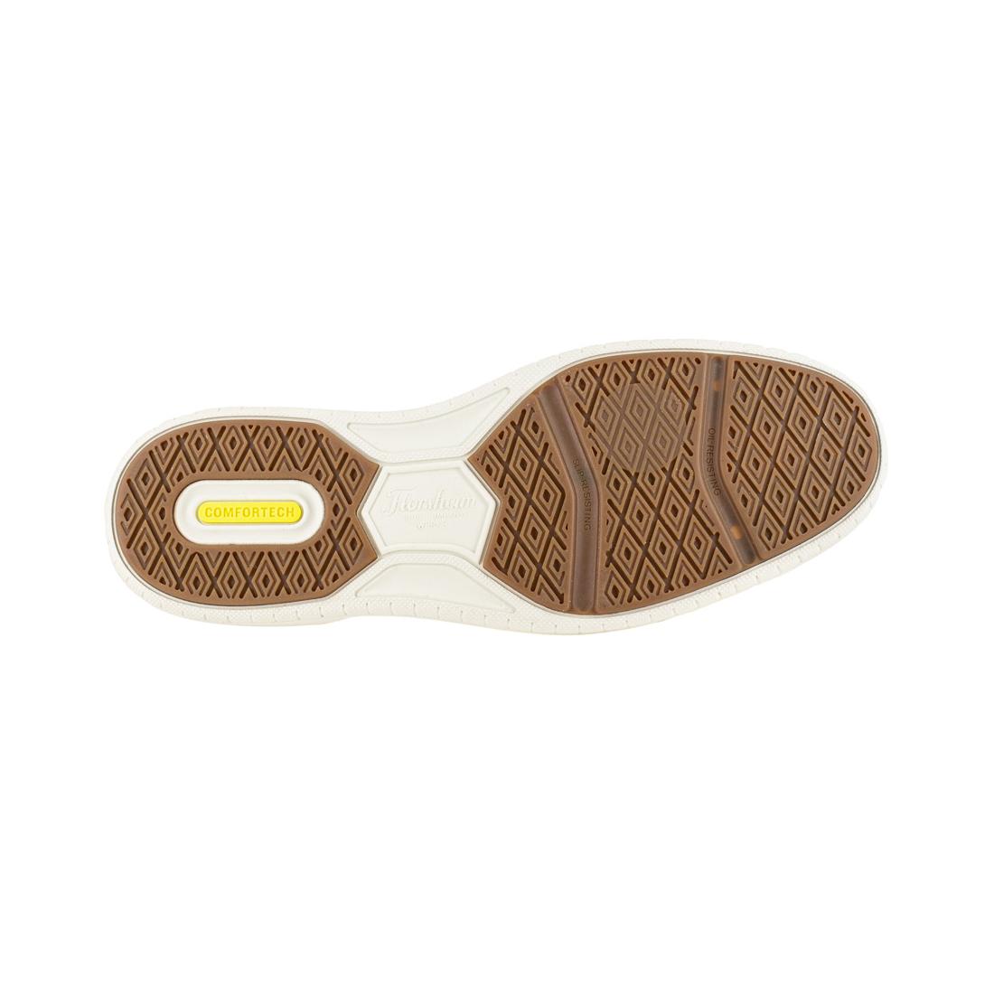 Premium Steel Toe Slip-On Work Shoes for Men - Comfortable & Durable Brown Safety Shoes for Construction, Warehouse & Outdoor Work