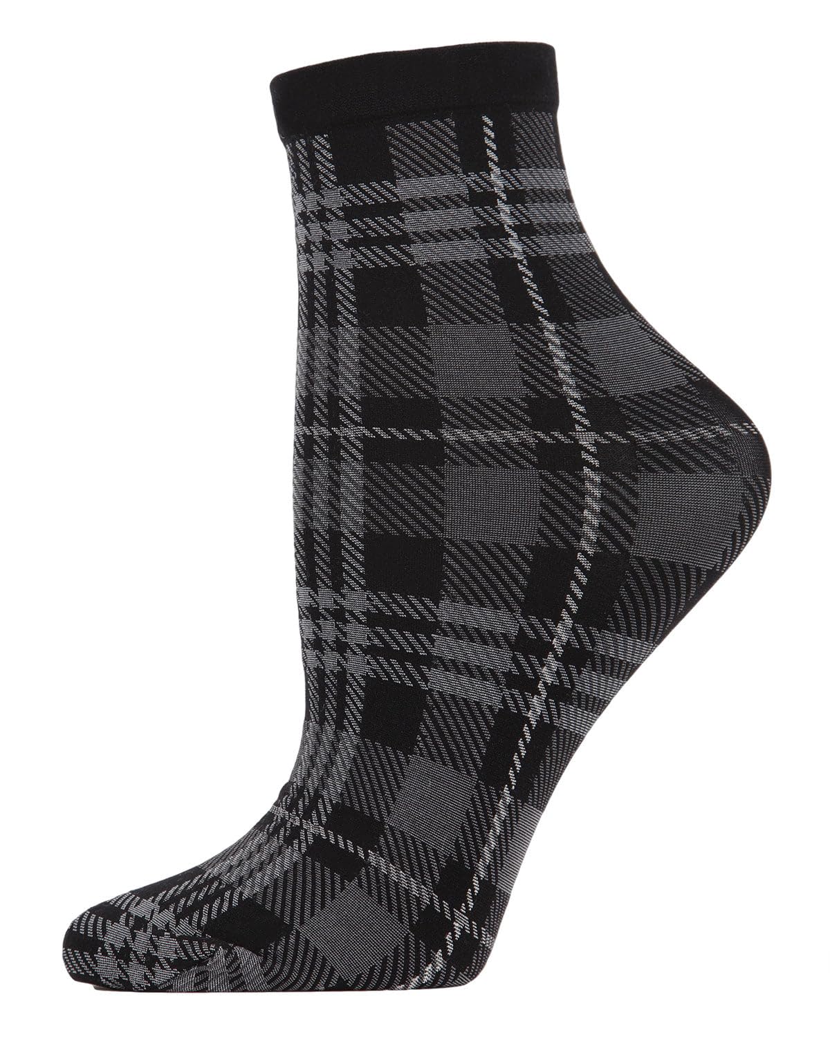 MeMoi Women's Stretchy Plaid Ankle Socks - Comfortable & Breathable for Everyday Wear, Workouts, and Casual Outfits
