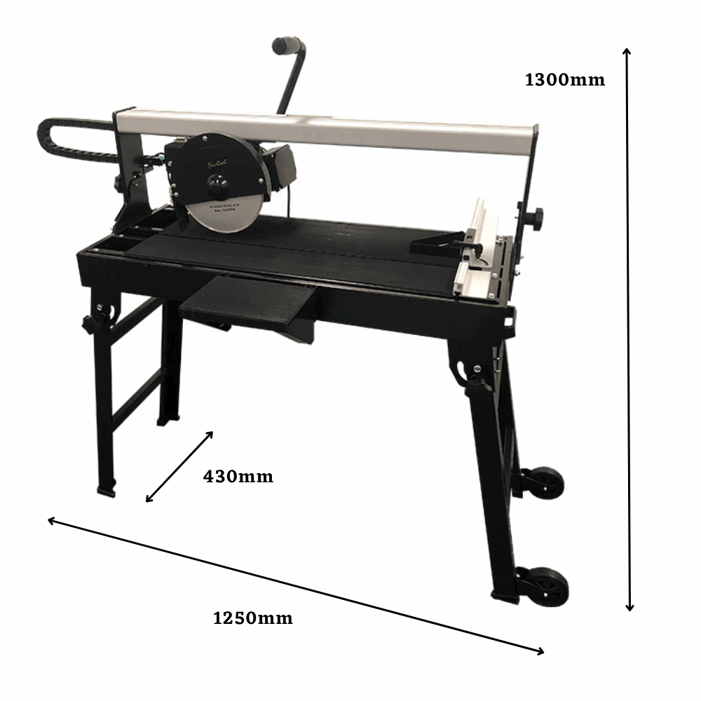 Forestwest 720MM Wet Tile Saw 1200W Electric Tile Cutter BM688 - Professional Ceramic & Porcelain Cutting Tool for DIY Home Renovation, Bathroom & Kitchen Tile Installation Projects