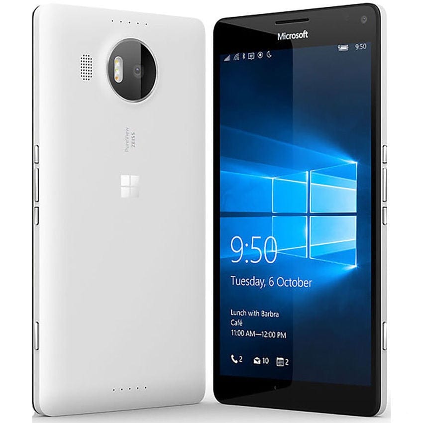 Microsoft Lumia 950 XL Unlocked Smartphone - 32GB Storage, White Color, Windows 10 OS - Perfect for Business Professionals & Tech Enthusiasts