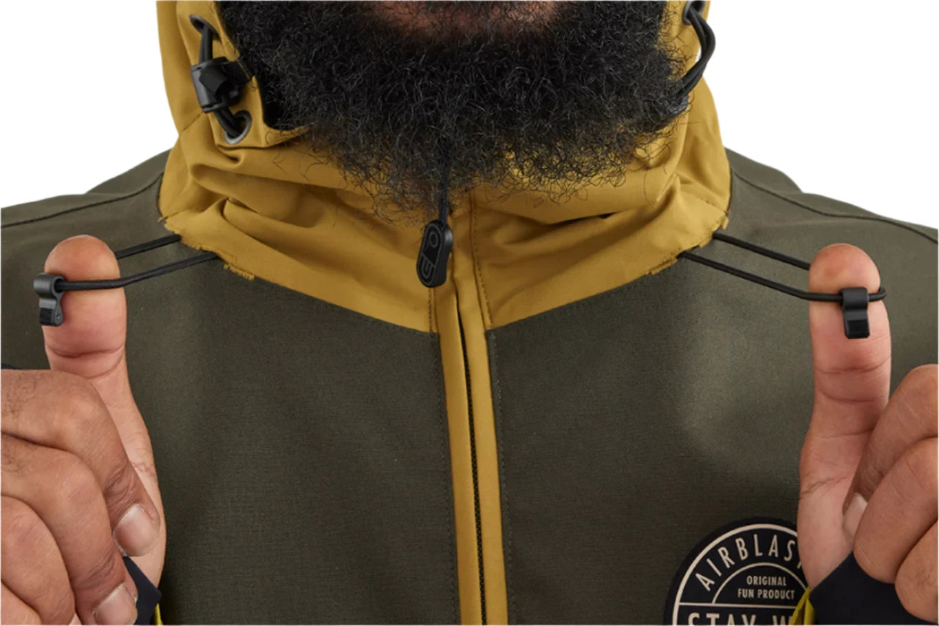 Airblaster Trenchover Half Zip Shell Jacket 2025 - Waterproof Windbreaker for Skiing, Snowboarding & Outdoor Adventures