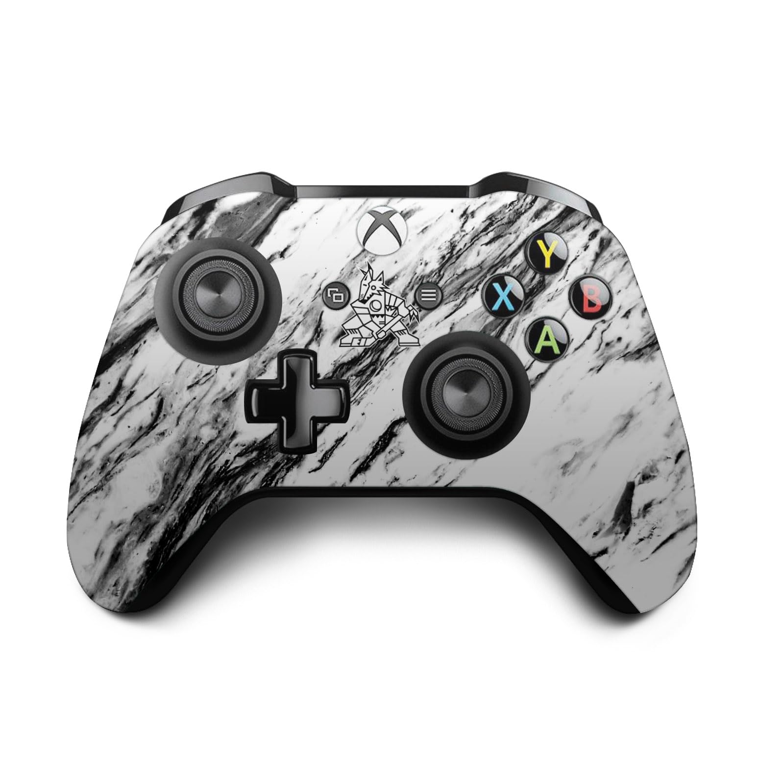 Official NHL Arizona Coyotes Marble Vinyl Skin Sticker Bundle - Compatible with Xbox One X Console & Controller - Durable Gaming Decal for Enhanced Style & Protection - Perfect for Gamers & Sports Fans