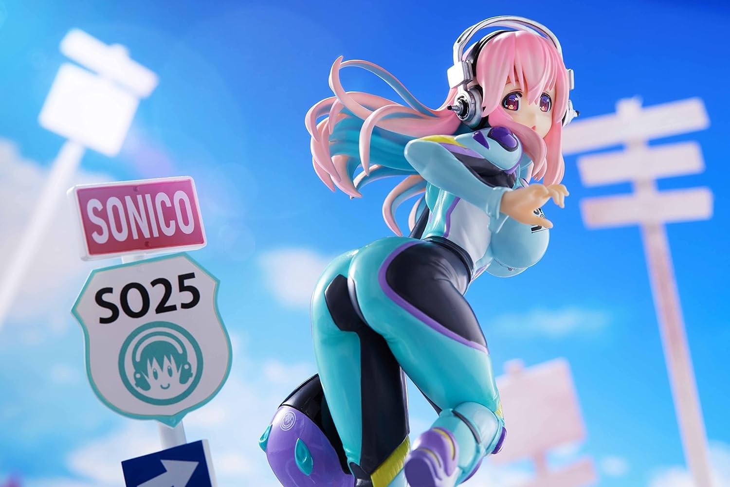 Good Smile Company Super Sonico Non-Scale Tenitol PVC Figure - Anime Collectible for Display, Gaming Room Decor, and Otaku Gift