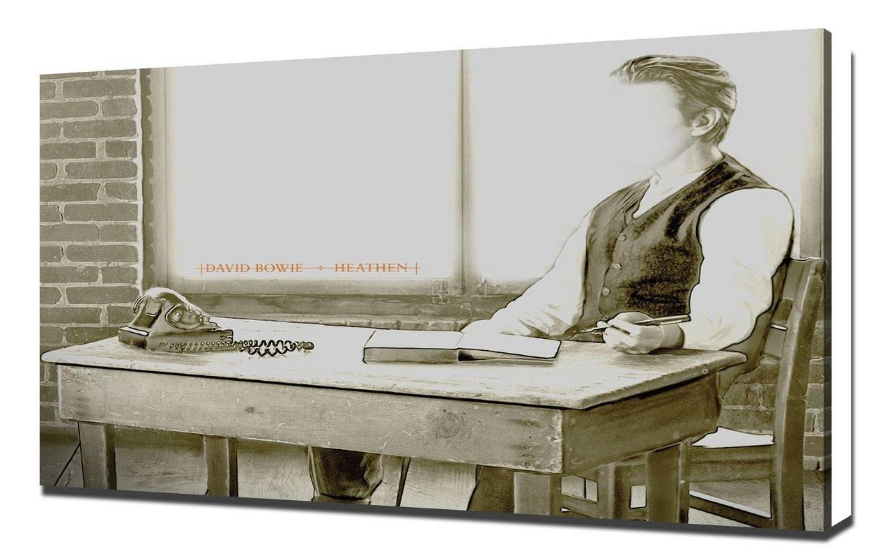 David Bowie Canvas Art Print - Premium Stretched Wall Art for Home & Office Decor - Ready to Hang Framed Canvas Wrap