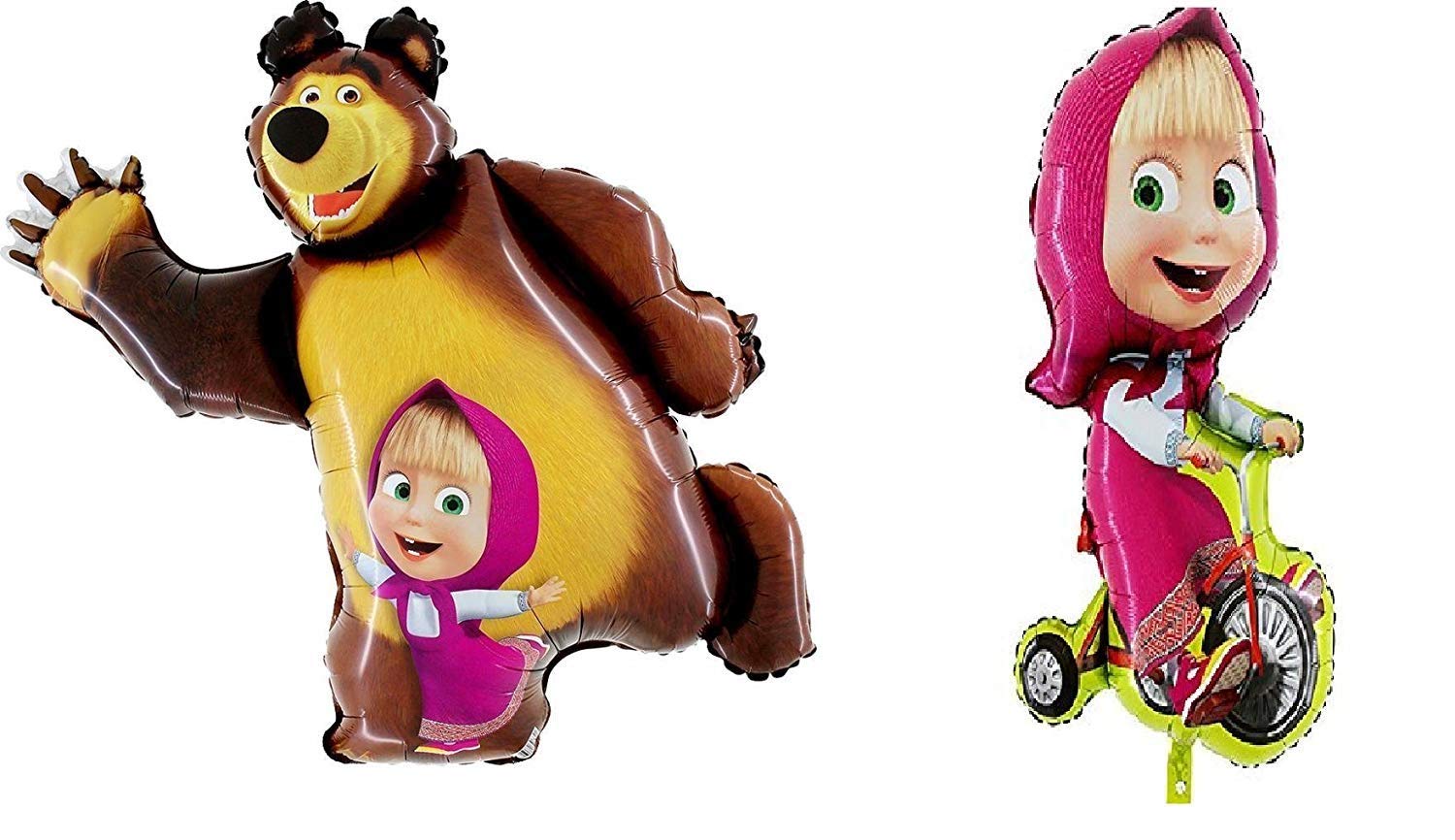 Masha and the Bear Party Foil Balloons Set - 35