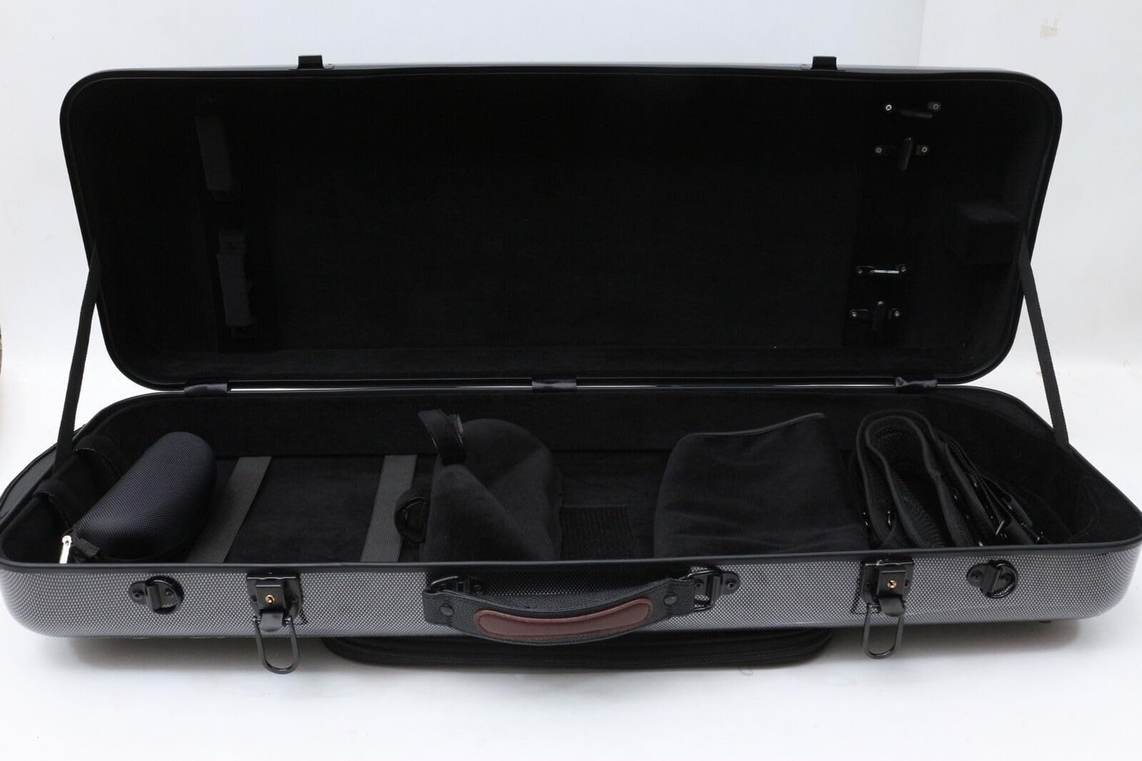 **Carbon Fiber Viola Case 15-17 Inch - Lightweight & Durable Black Viola Box for 15-17 Inch Violas - Perfect for Travel, Performances & Storage**