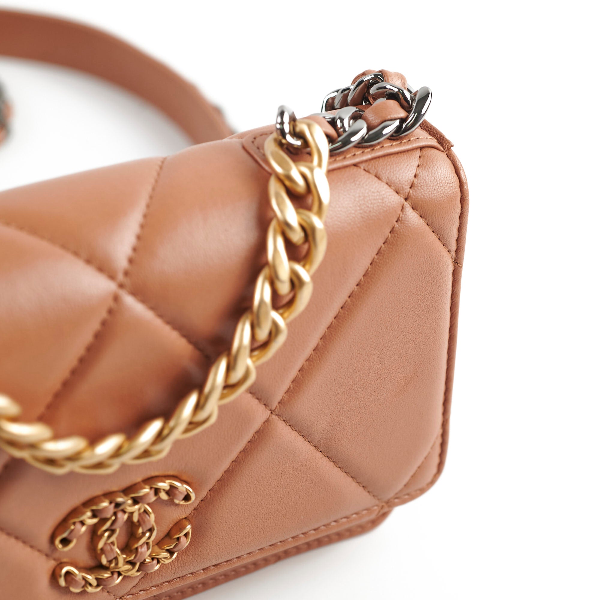 Chanel 19 Wallet On Chain WOC Bag in Caramel - Luxury Crossbody Bag for Women, Perfect for Parties, Date Nights & Everyday Use
