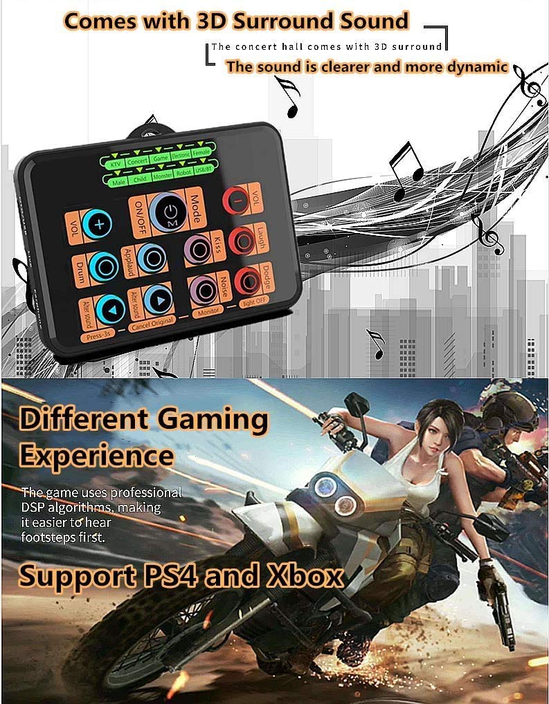Blue LED Gaming Headset with Voice Changer - Over-Ear Headphones with Volume Control for PS4, Xbox One, Switch, PC, Phone & iPad | Perfect for Online Gaming, Streaming & Virtual Meetings