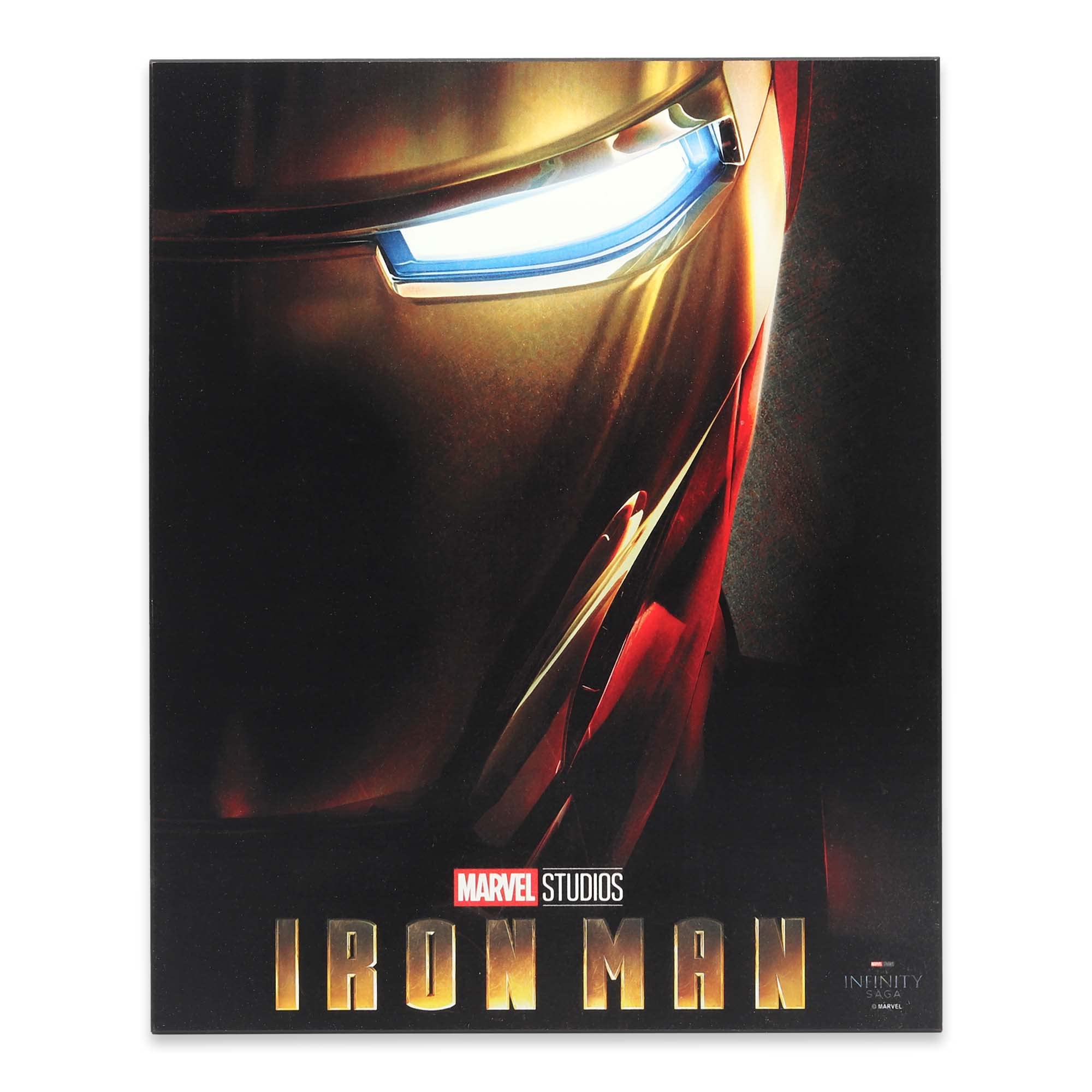 Marvel Iron Man Movie Poster Wood Wall Art - Classic Iron Man Picture for Man Cave, Bedroom & Home Theater Decor | Superhero Gift for Fans & Collectors
