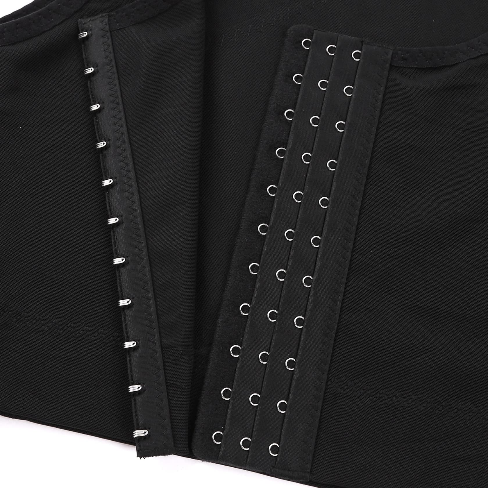 EBRICON Men's Body Shaper Compression Shirt - Slimming Vest for Chest & Tummy Control - Ideal for Gym, Workout & Everyday Wear