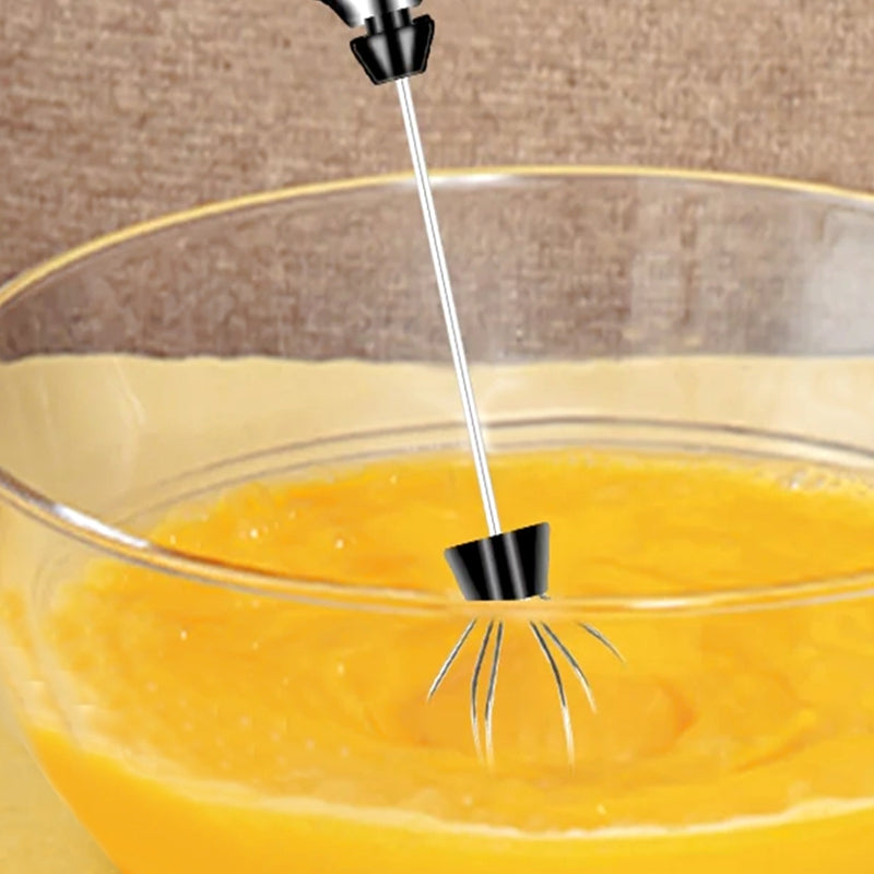 Premium Electric Milk Frother & Handheld Balloon Whisk - Perfect for Lattes, Cappuccinos, Hot Chocolate & Baking at Home | Cafe Culture Inspired