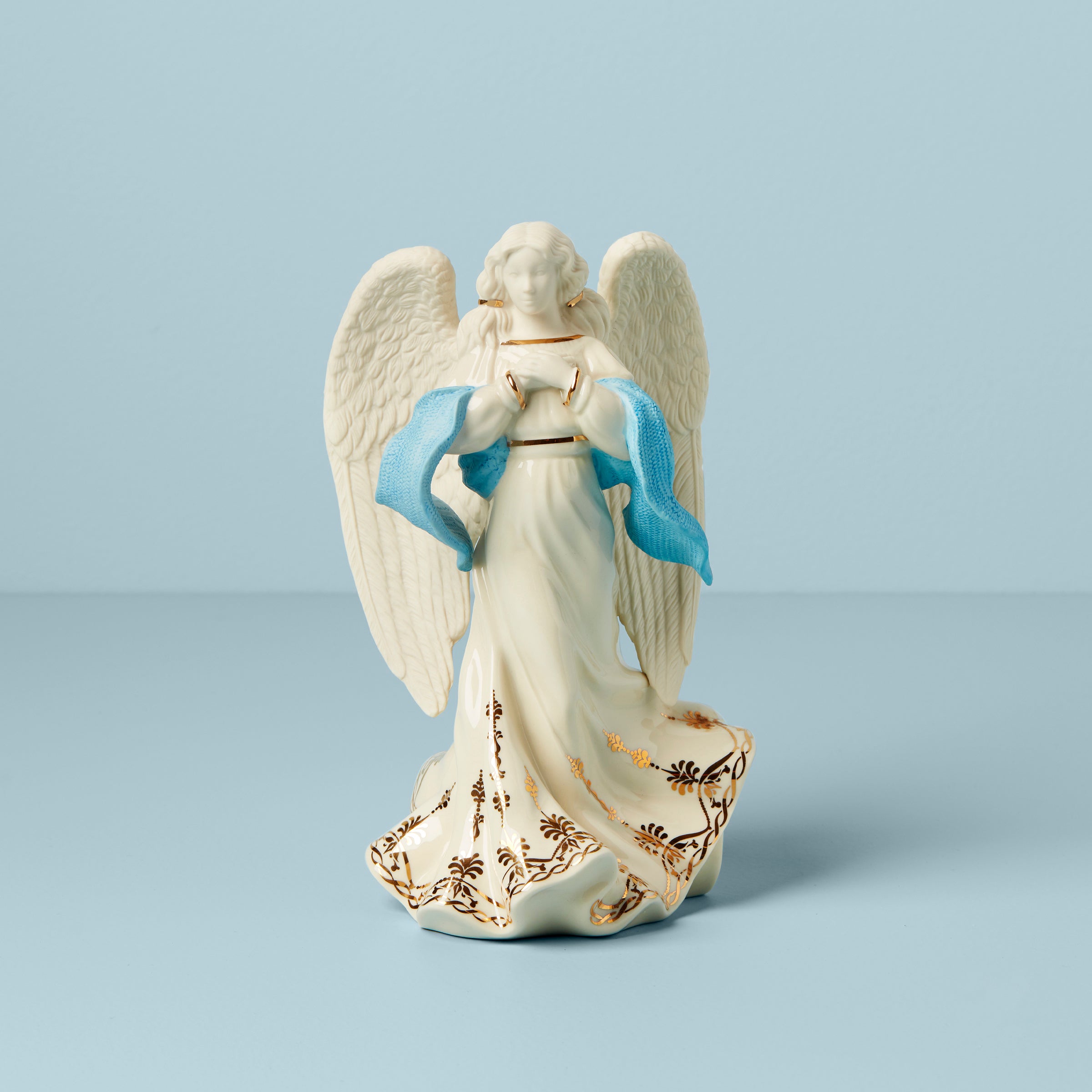 First Blessing Nativity Angel of Hope Figurine - Handcrafted Christmas Decoration for Home, Church & Holiday Display - Perfect Gift for Nativity Scene Collectors