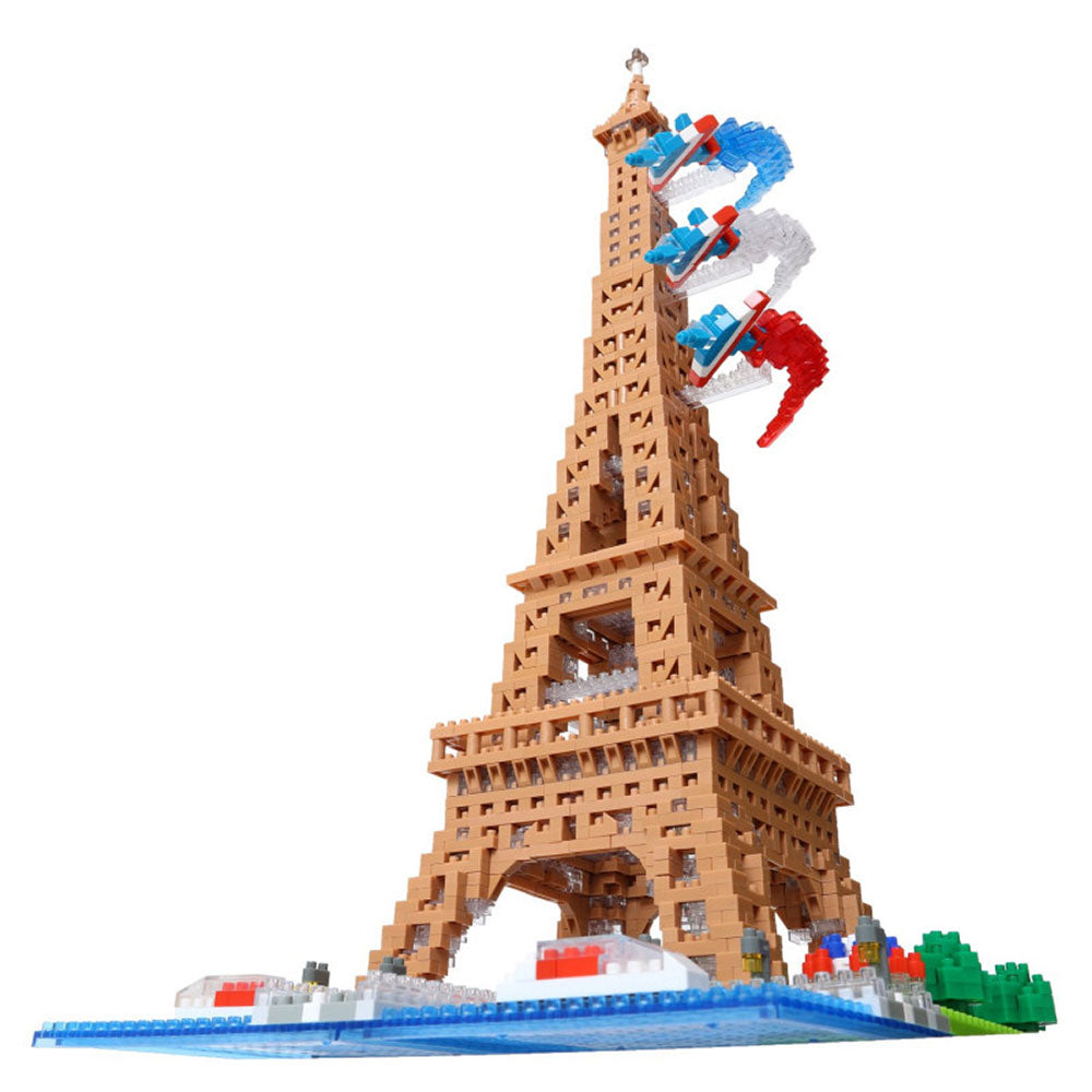 Nanoblock Paris Banks of the Seine Deluxe Edition NB 057 - Premium Building Blocks Set for Adults & Collectors - Perfect for Home Decor, Office Display & Model Building Hobby