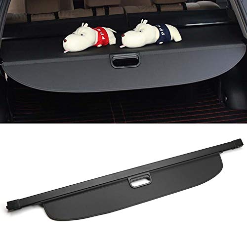 Black Retractable Trunk Cargo Cover for Dodge Journey 2009-2019 | 5-Passenger/5-Seat Models | Rear Luggage Security Shade Shield | Perfect for Road Trips, Grocery Hauling & Vehicle Protection