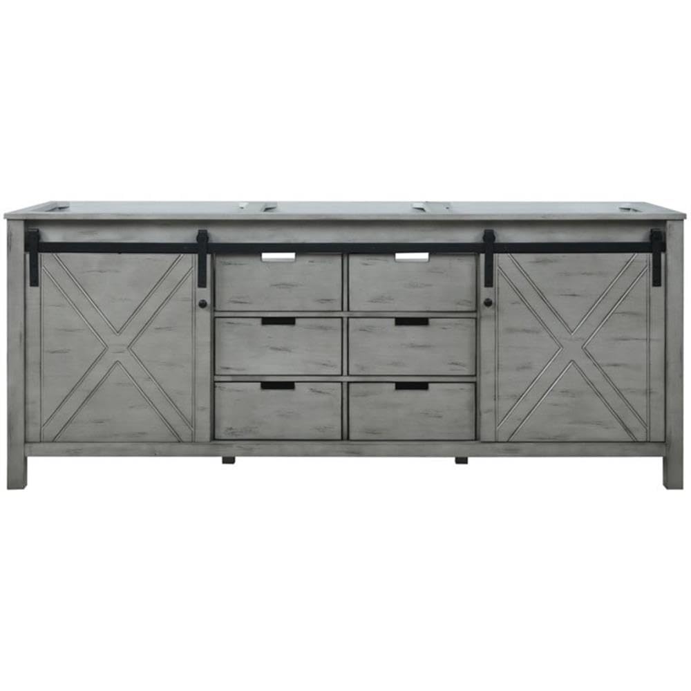 Marsyas 80 Inch Wide x 22 Inch Deep Double Bathroom Vanity in Ash Grey - Perfect for Master Bathroom Renovation and Modern Home Decor