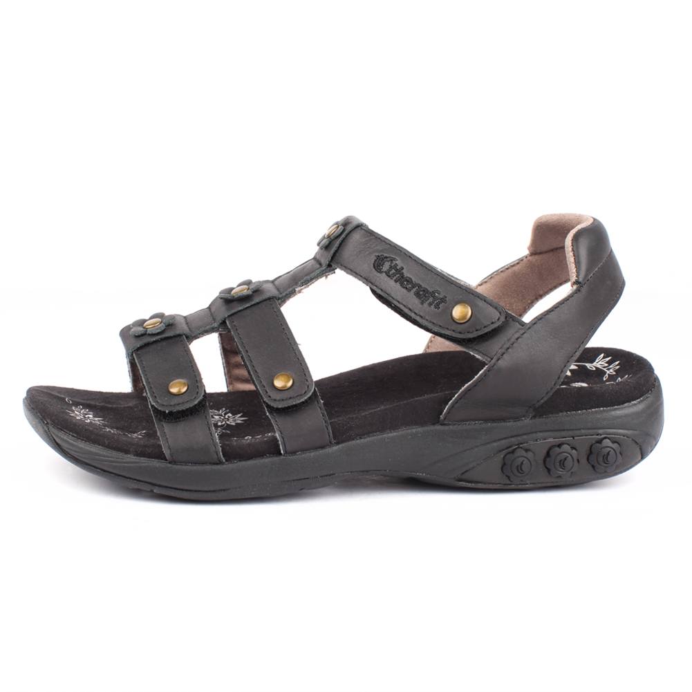 Claire Women's Adjustable Leather Gladiator Sandals - Stylish Summer Casual & Outdoor Walking Shoes for Women