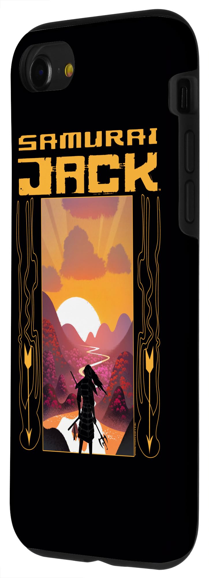Premium Samurai Jack Sunrise iPhone SE (2020)/7/8 Case - Durable Protective Cover with Artistic Design for Daily Use, Travel & Outdoor Activities