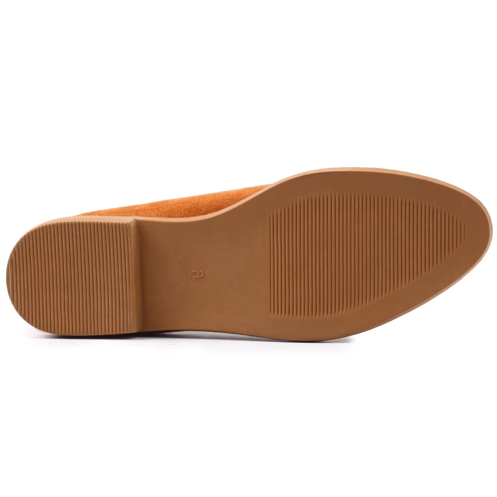 MUSSHOE Women's Slip-On Loafers - Comfortable Dressy Flats for Women, Tan - Perfect for Office, Travel & Casual Wear
