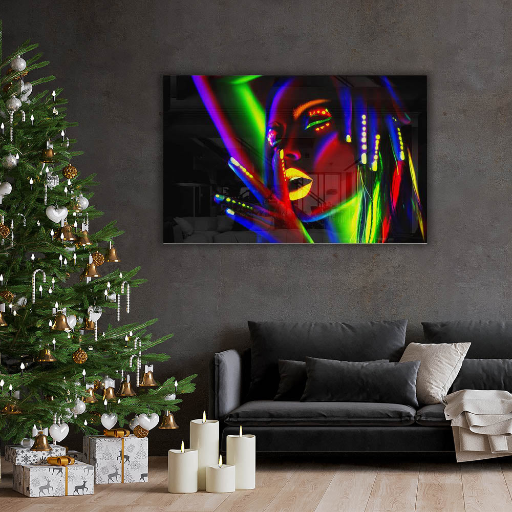 Tiger Glass Print Wall Art - Stunning Wildlife Decor for Living Room, Bedroom & Office - Perfect for Home & Office Decor