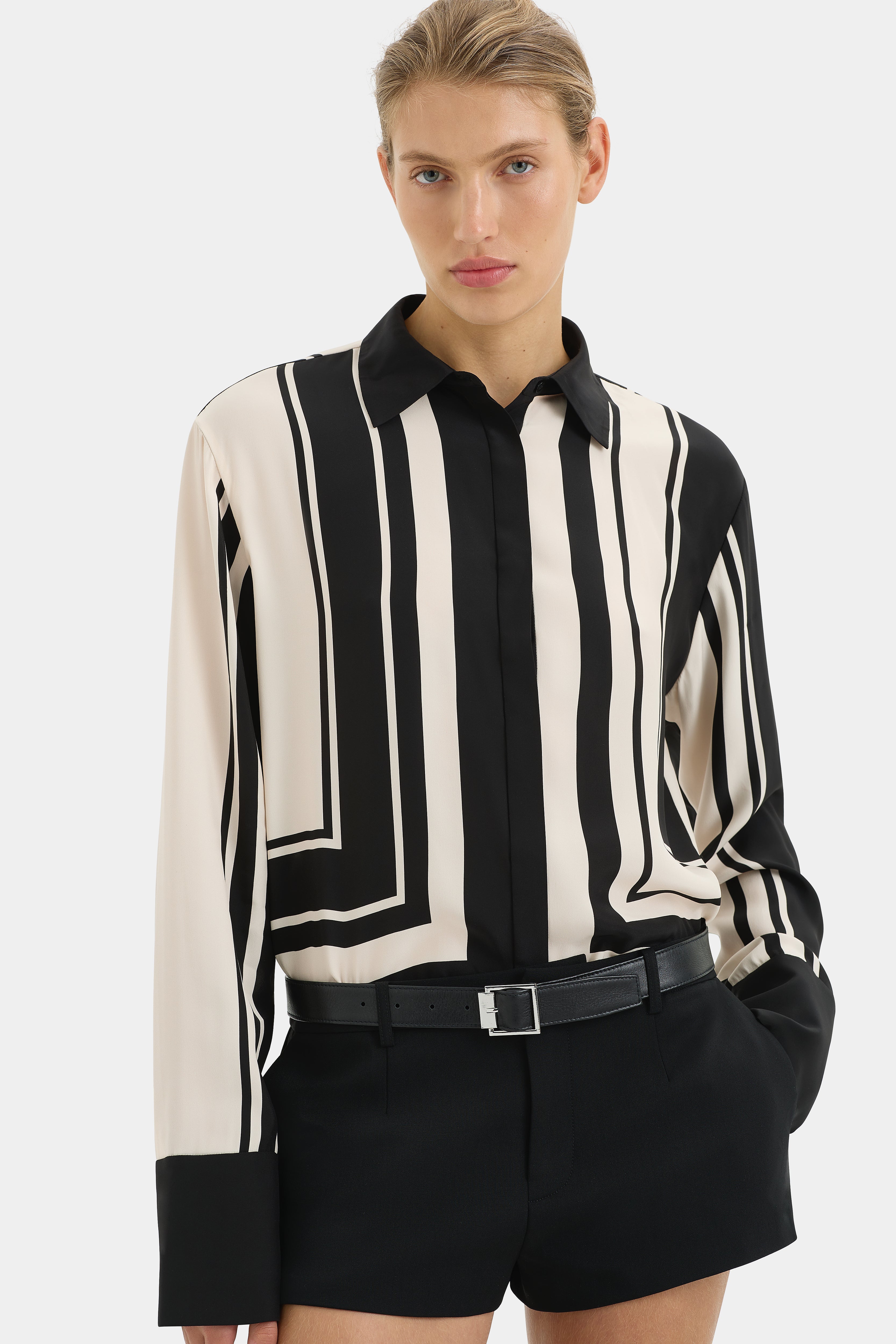 Pietra Shirt Milano Nero - Premium Italian Men's Dress Shirt for Business & Formal Occasions