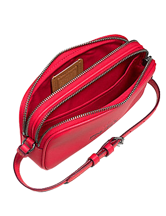 Coach Mickey Mouse Glove Calf Leather Crossbody Pouch - Stylish Mini Bag for Women, Perfect for Everyday Use, Travel & Disney Theme Outfits