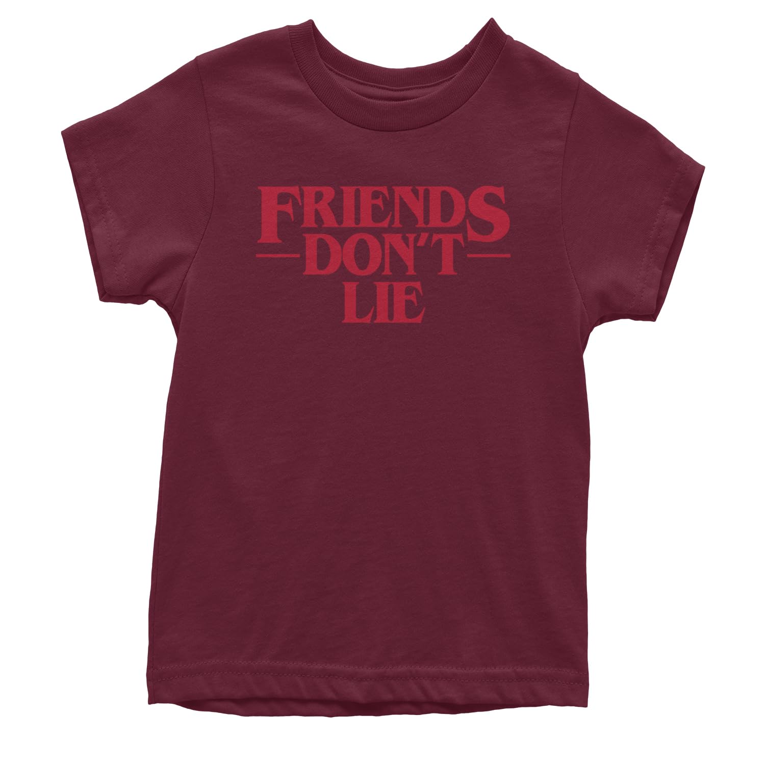 Friends Don't Lie Youth T-Shirt | Funny Graphic Tee for Kids & Teens | Perfect for School, Parties & Best Friend Gifts
