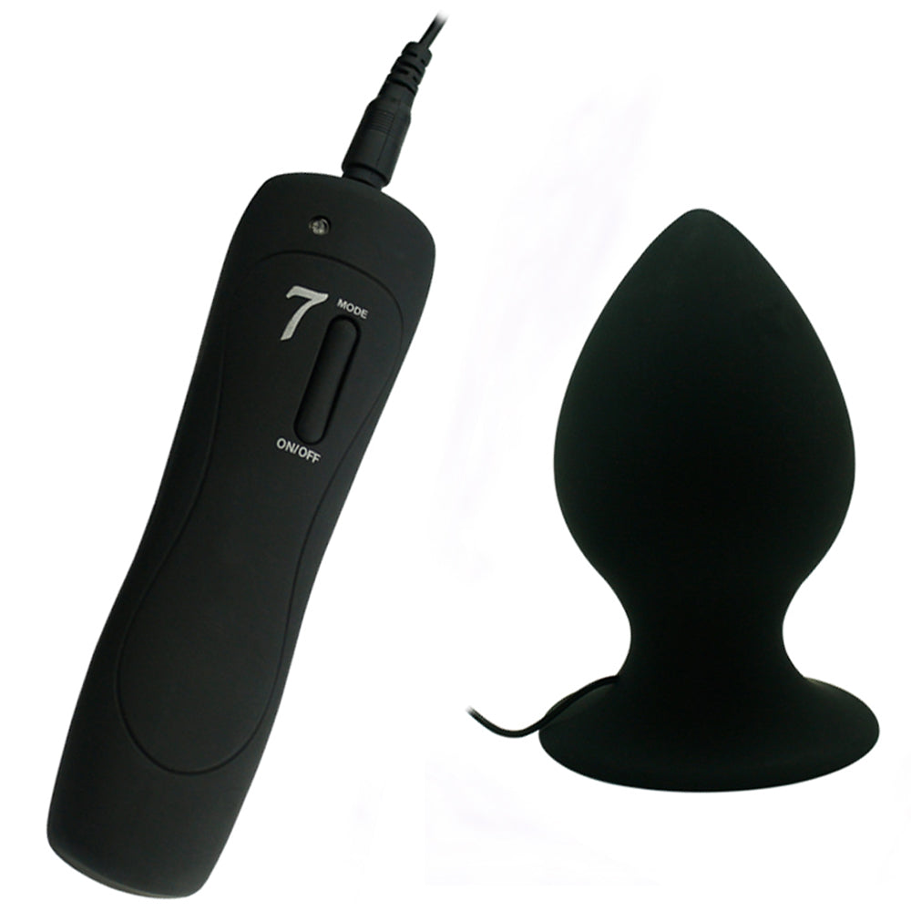 7 Speed Vibrating Anal Plug for Men & Women - Large Size Remote Control Prostate Massager for Enhanced Pleasure & Stimulation - Perfect for Couples Play & Solo Exploration