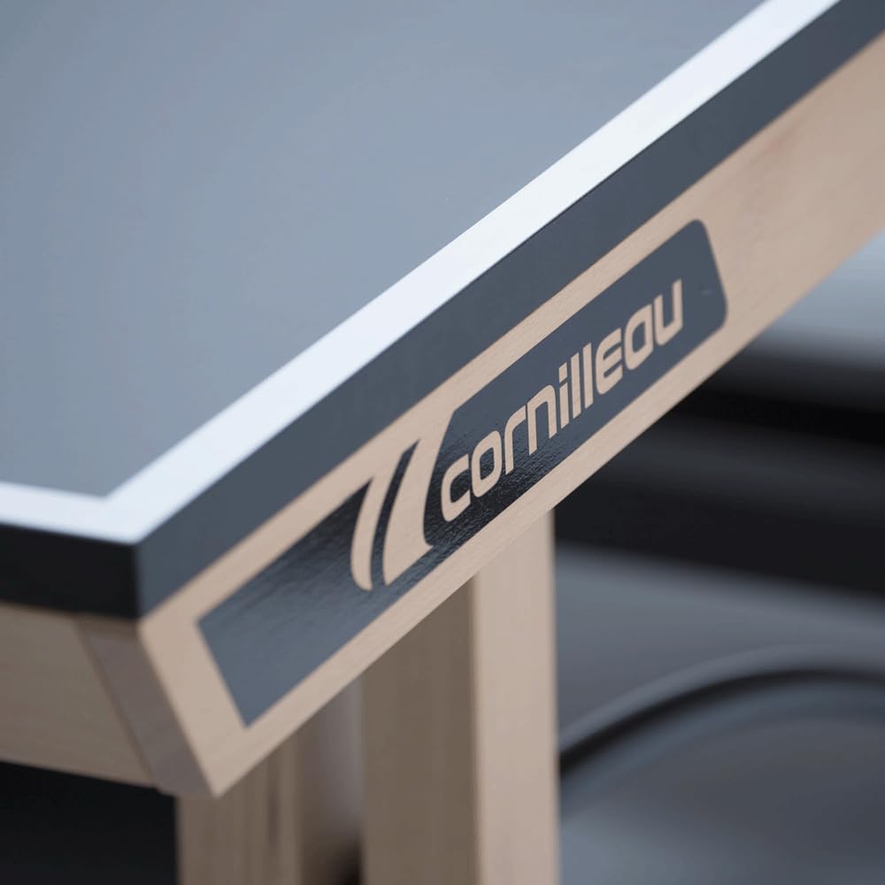 Cornilleau 850-W ITTF Approved Professional Table Tennis Table - Indoor & Outdoor Use for Home, Club, and Tournament Play