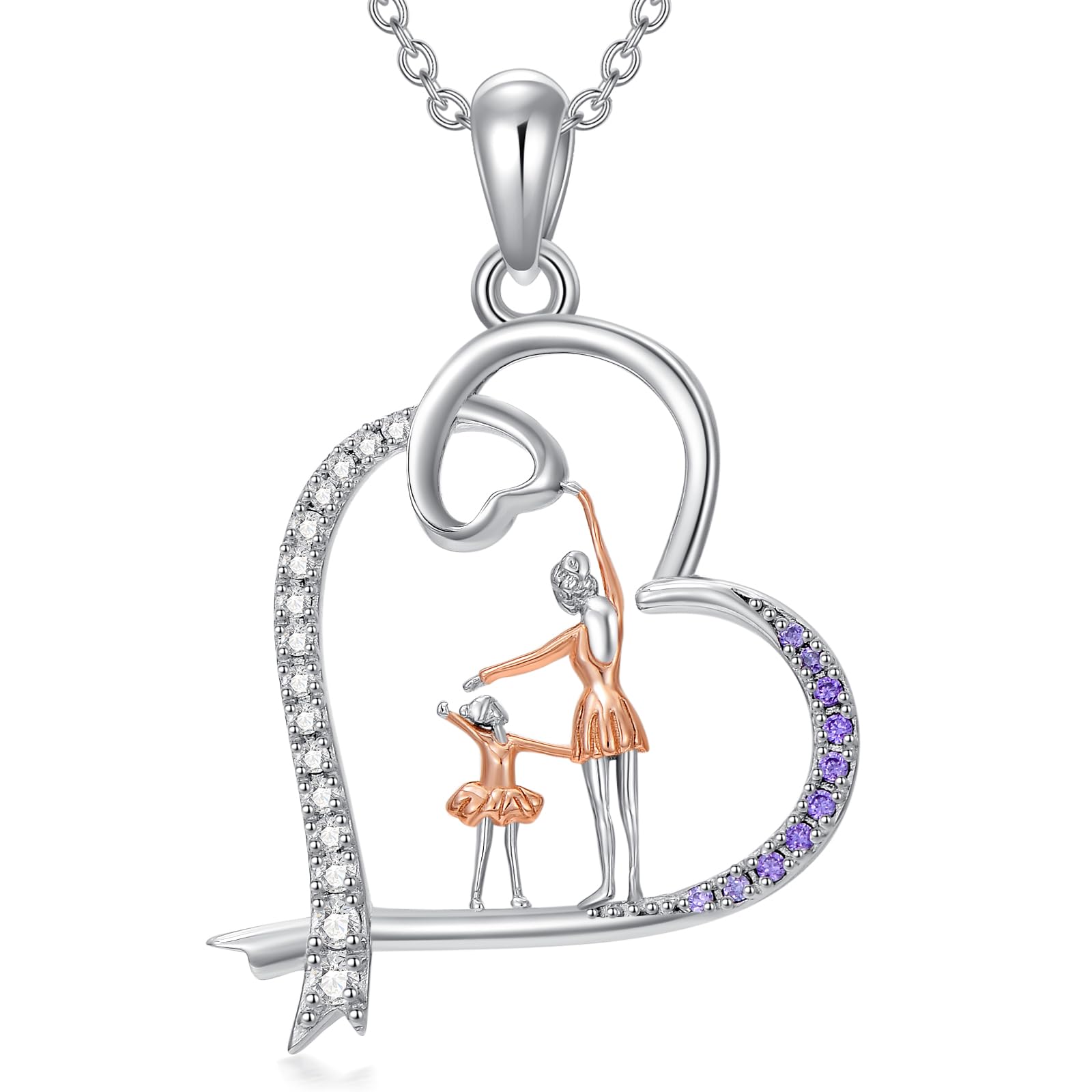 Dorunmo Sterling Silver Sports Pendant Necklace for Women & Girls - Inspirational Jewelry Gift for Athletes, Daughters & Sports Fans - Perfect for Workouts, Competitions & Everyday Wear