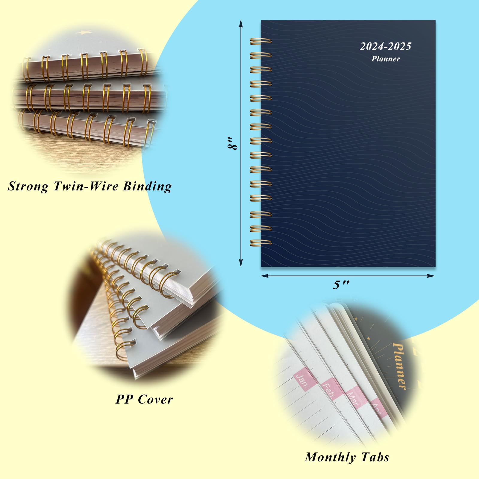2024-2025 Academic Planner - Daily Weekly Monthly Organizer July 2024 to June 2025 - 5