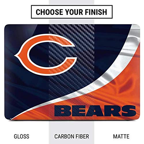 Officially Licensed NFL Chicago Bears Laptop Skin Decal for MacBook Air 13-inch (2020) | Protective Vinyl Sticker | Perfect for School, Work & Travel