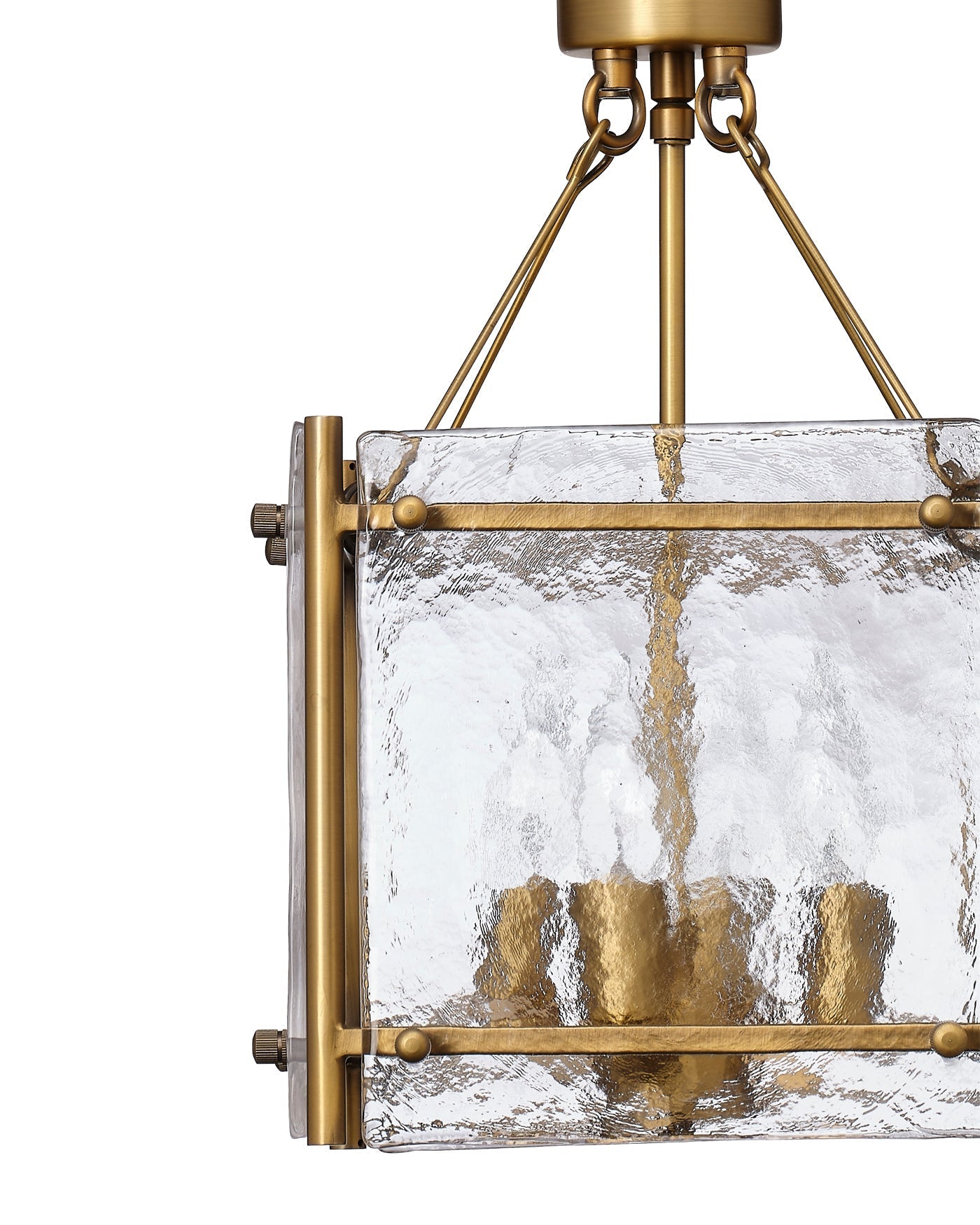 Glenn Square Chandelier - Modern Crystal Ceiling Light Fixture for Dining Room, Living Room & Bedroom | Elegant Home Decor Lighting
