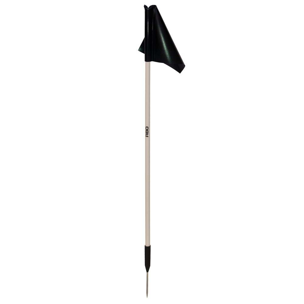Sideline Pole with Top Tarp Flag - Durable Football Field Marker for Outdoor Sports, Games, and Events - Perfect for Football, Soccer, Rugby, and Tailgating Parties