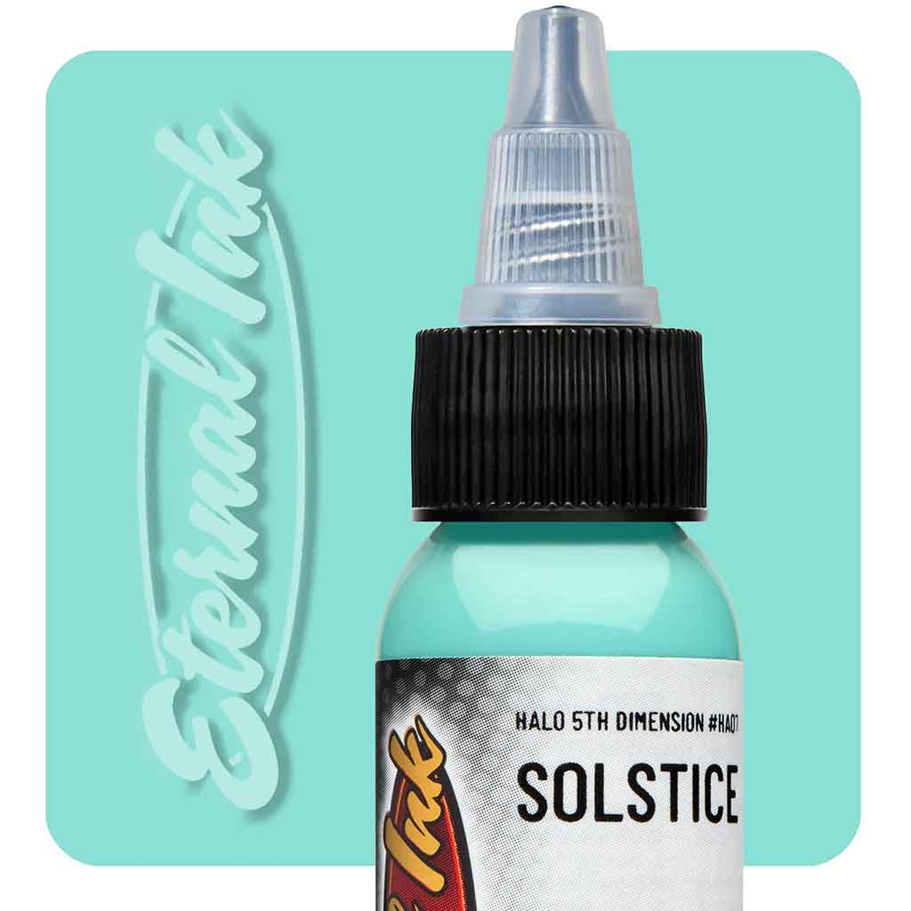 Solstice Eternal Ink - 1 oz Bottle for Tattoo Artists & Permanent Makeup - High-Quality, Long-Lasting Ink for Professional Use